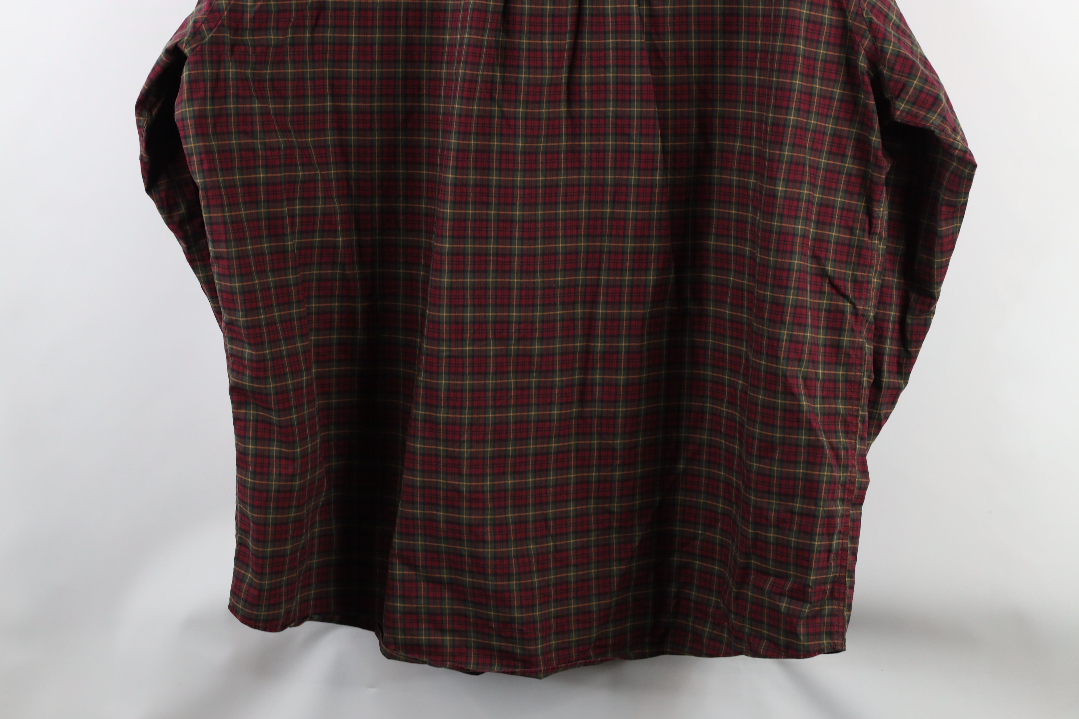 L.L. Bean × Vintage Vintage LL Bean Collared Button Down Shirt Plaid Cotton Size US XXL / EU 58 / 5 - 10 Thumbnail