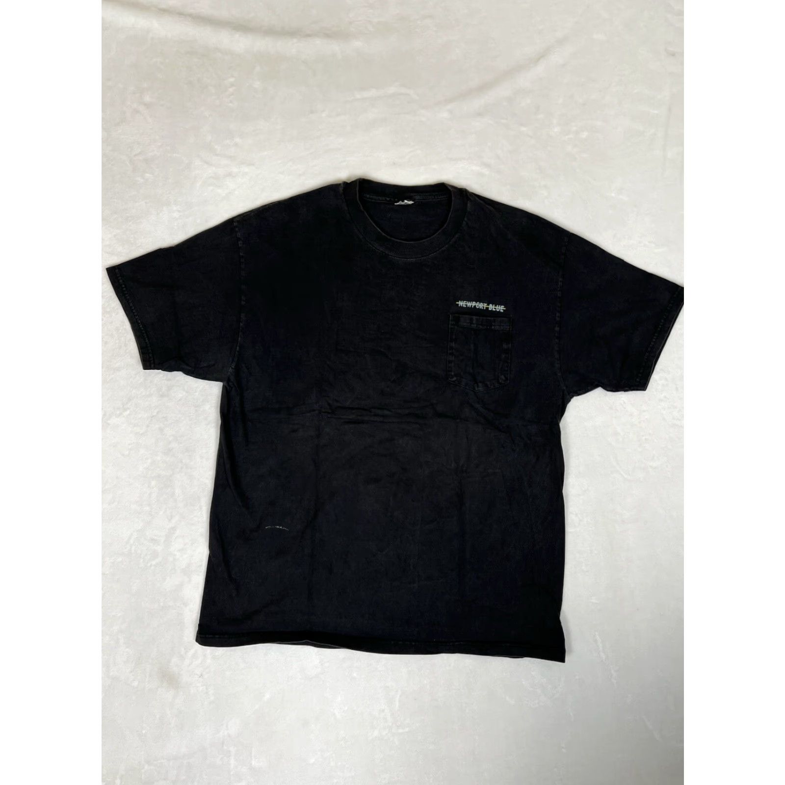 Vintage VINTAGE Newport Blue T-Shirt XL Men Blue 90s Fish USA Size US XL / EU 56 / 4 - 2 Thumbnail