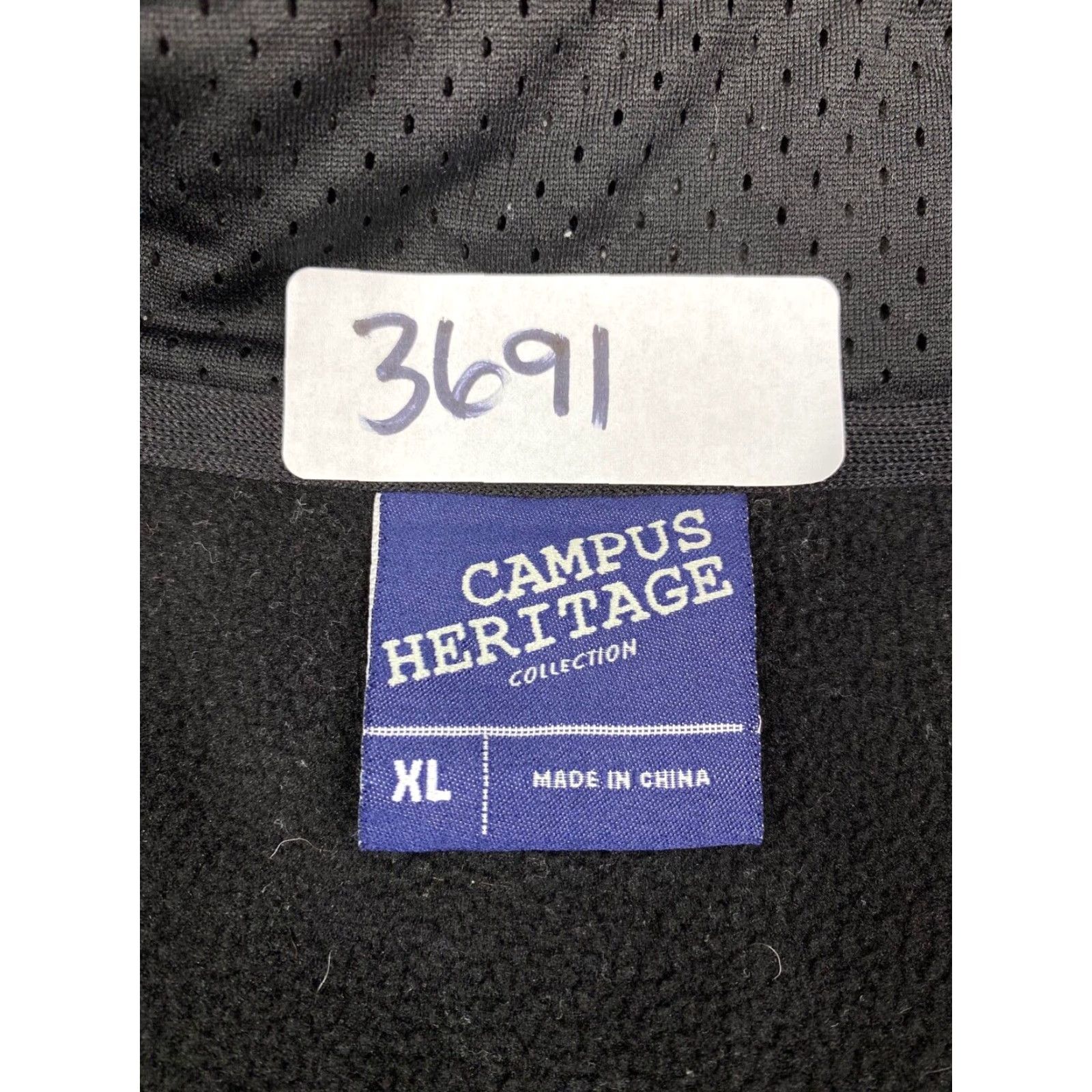 Vintage Campus Heritage Stanford Cardinals 1/4 Zip Sweater XL Black Unisex Pullover Size US XL / EU 56 / 4 - 4 Thumbnail