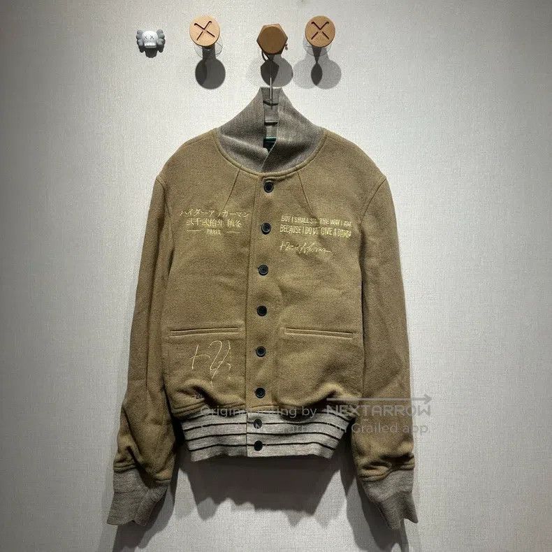 Haider Ackermann Haider Ackermann Embroidered Beige Jacket Size US M / EU 48-50 / 2 - 1 Thumbnail