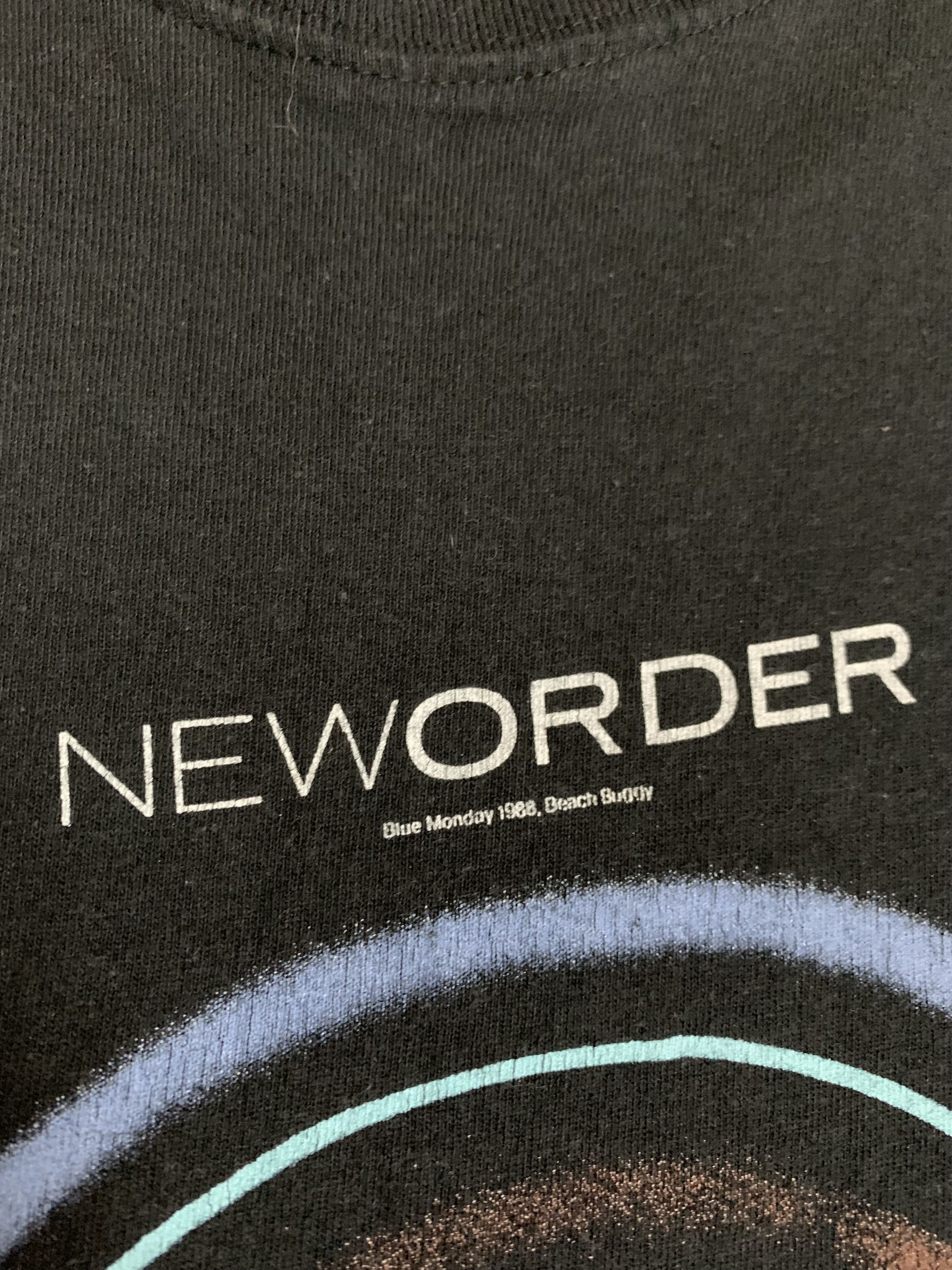 Band Tees Vintage New Order T Shirt Tee Blue Monday Y2K Size US L / EU 52-54 / 3 - 3 Thumbnail