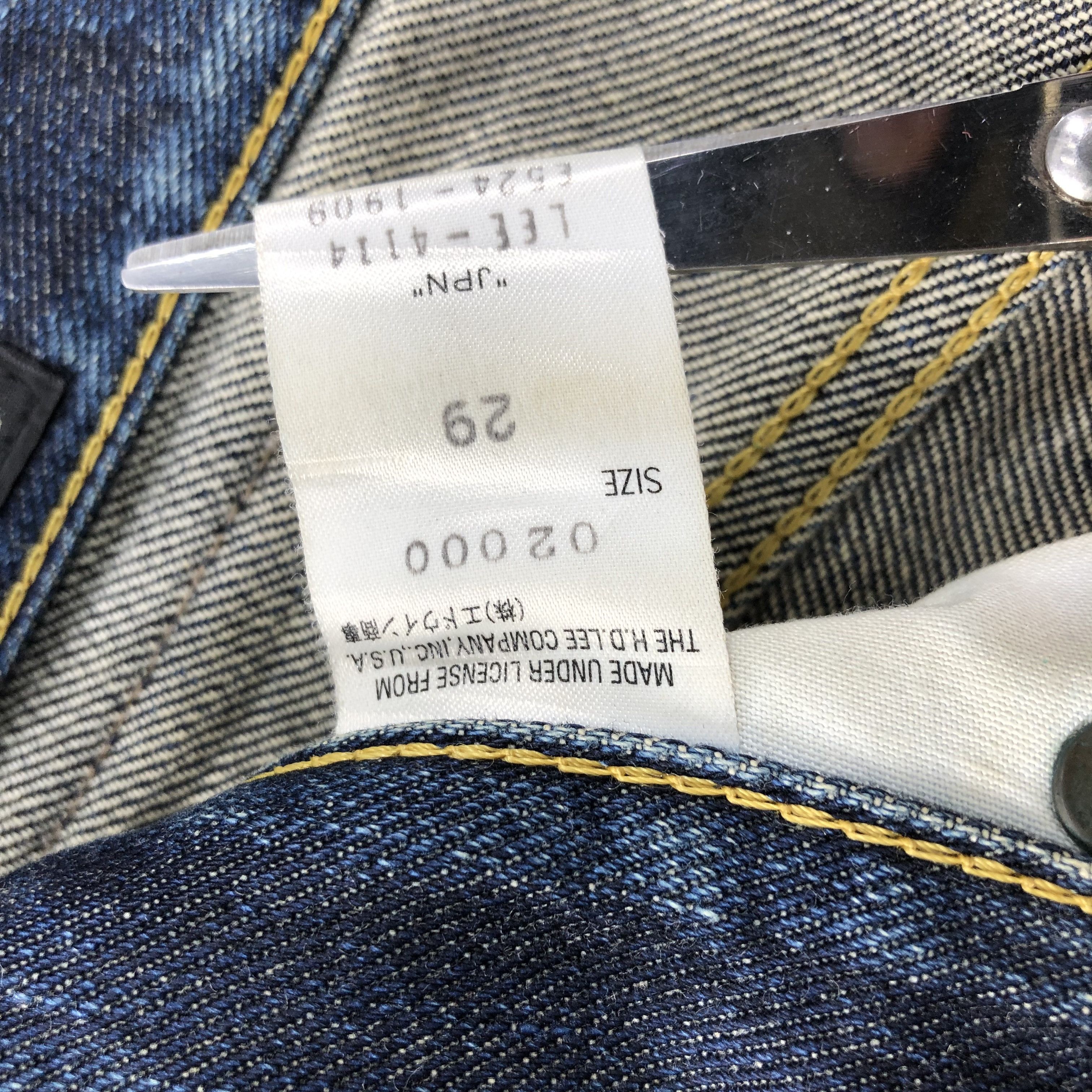 Lee Vintage Blue Wash Lee Jeans-J1850 Size US 31 - 14 Thumbnail