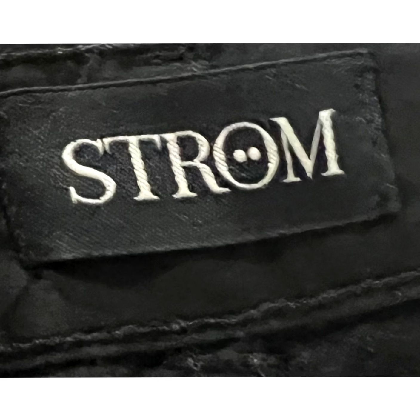 Vintage Strom Womens Dress Pants Dark Gray Mid Rise Flat Front Straight Leg Career Sz S Mens Womens Girls? Size 28" / US 6 / IT 42 - 6 Thumbnail