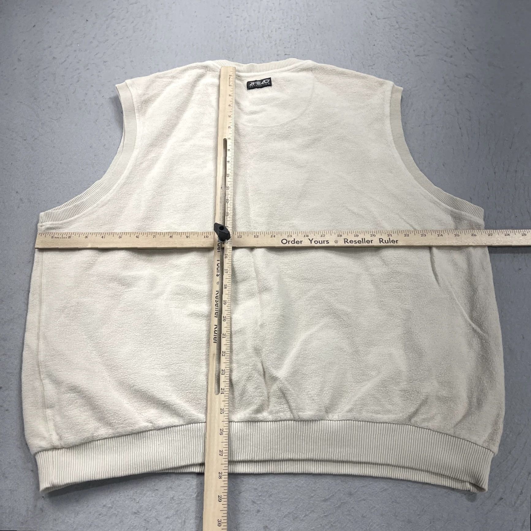 Vintage VINTAGE Ahead Golf Vest Mens 2XL Beige Cotton PGA Tour Sleeveless Logo 90s Size US XXL / EU 58 / 5 - 6 Thumbnail