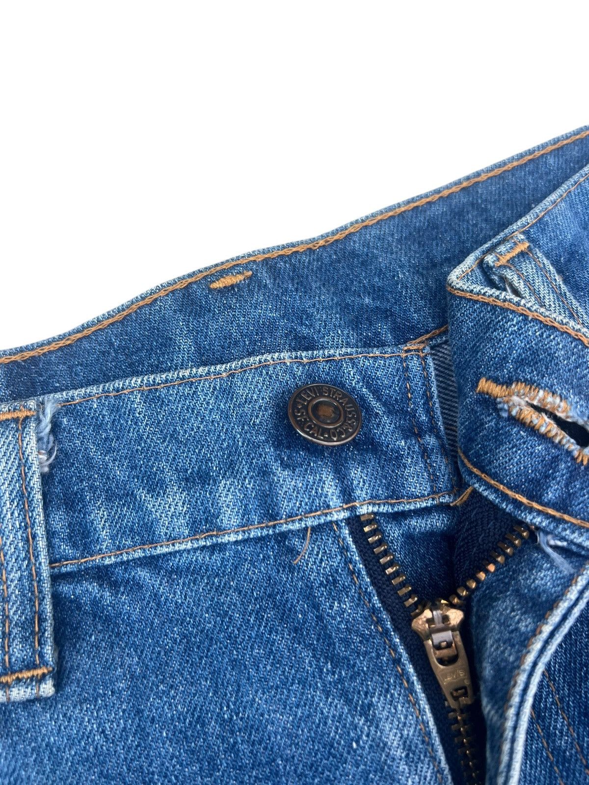 Levi's Vintage 1991 Levi’s 646 Orange Tab Mud Denim Bootcut Jeans Size US 30 / EU 46 - 7 Thumbnail