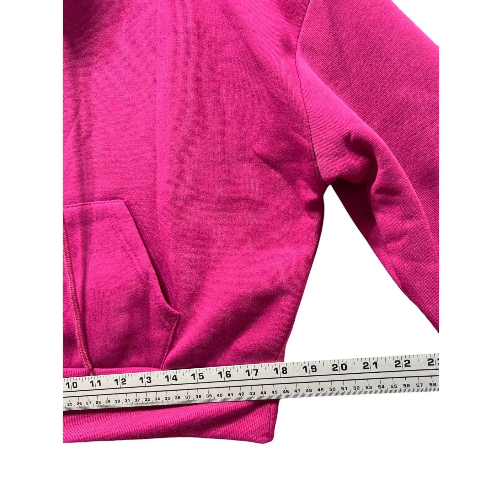 Other Rue + - Women's Long Sleeve Hooded Sweatshirt - Dark Pink - Size M / US 6-8 / IT 42-44 - 4 Thumbnail