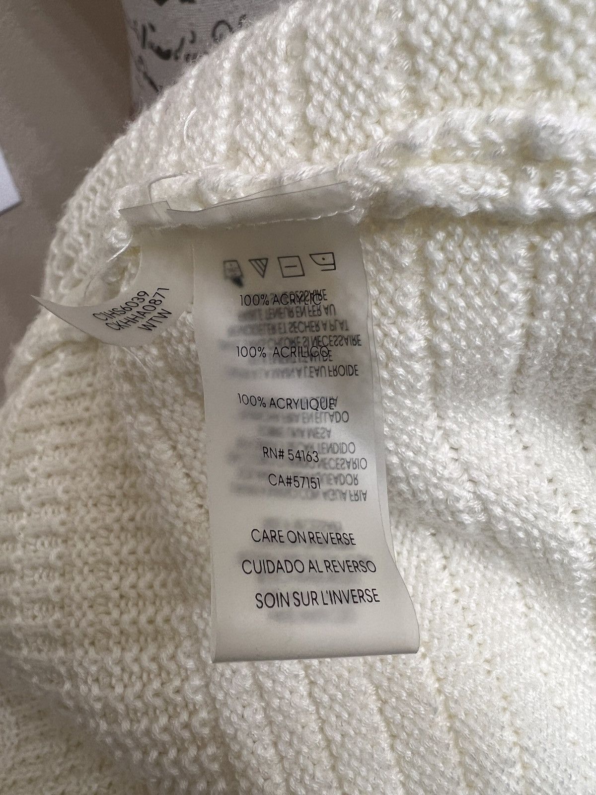 Calvin Klein Calvin Klein Cream turtleneck sweater size XL Size XL / US 12-14 / IT 48-50 - 6 Thumbnail