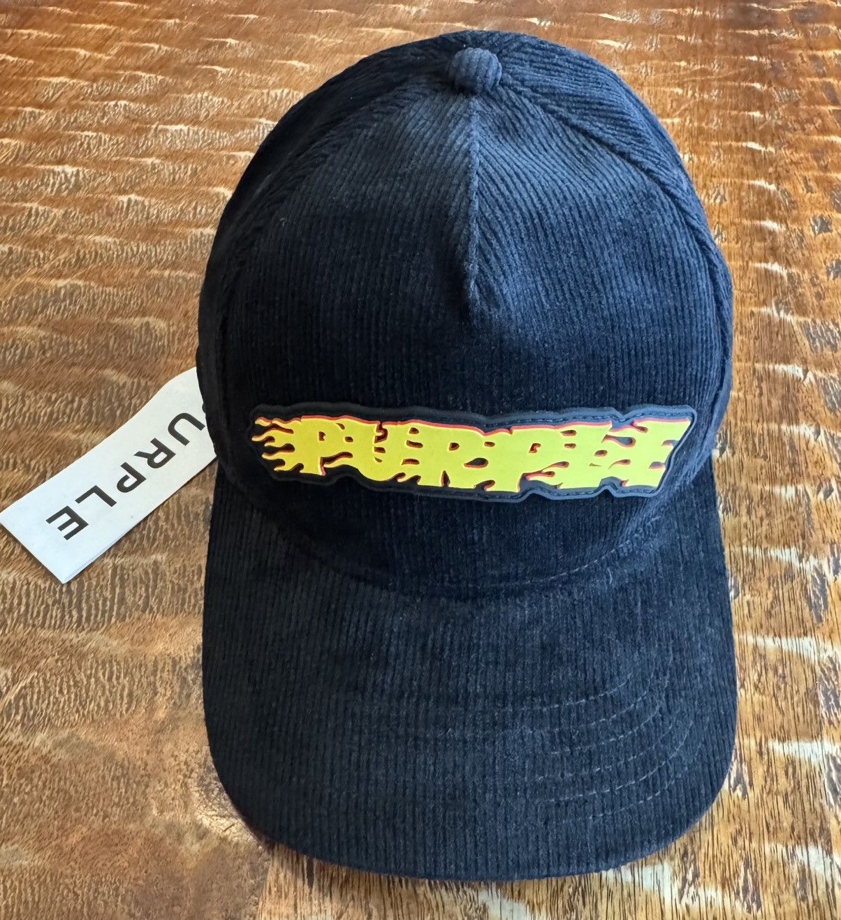 Purple Brand Purple Brand Corduroy Hat Cord Black Size ONE SIZE - 1 Thumbnail