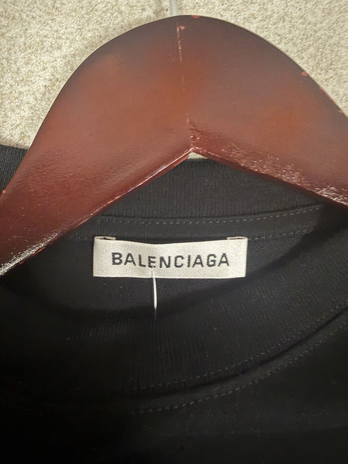 Balenciaga Balenciaga Black Tee Size US XL / EU 56 / 4 - 3 Thumbnail