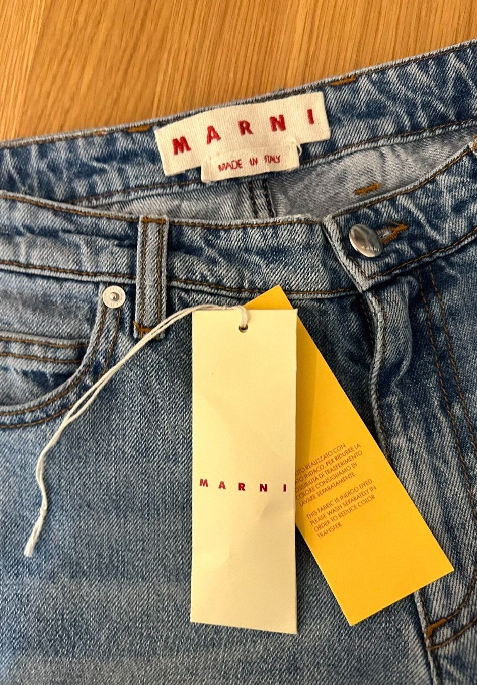 Marni Marni 22AW Mohair Patches Denim-2507 Size 38" / US 16 / IT 52 - 4 Thumbnail