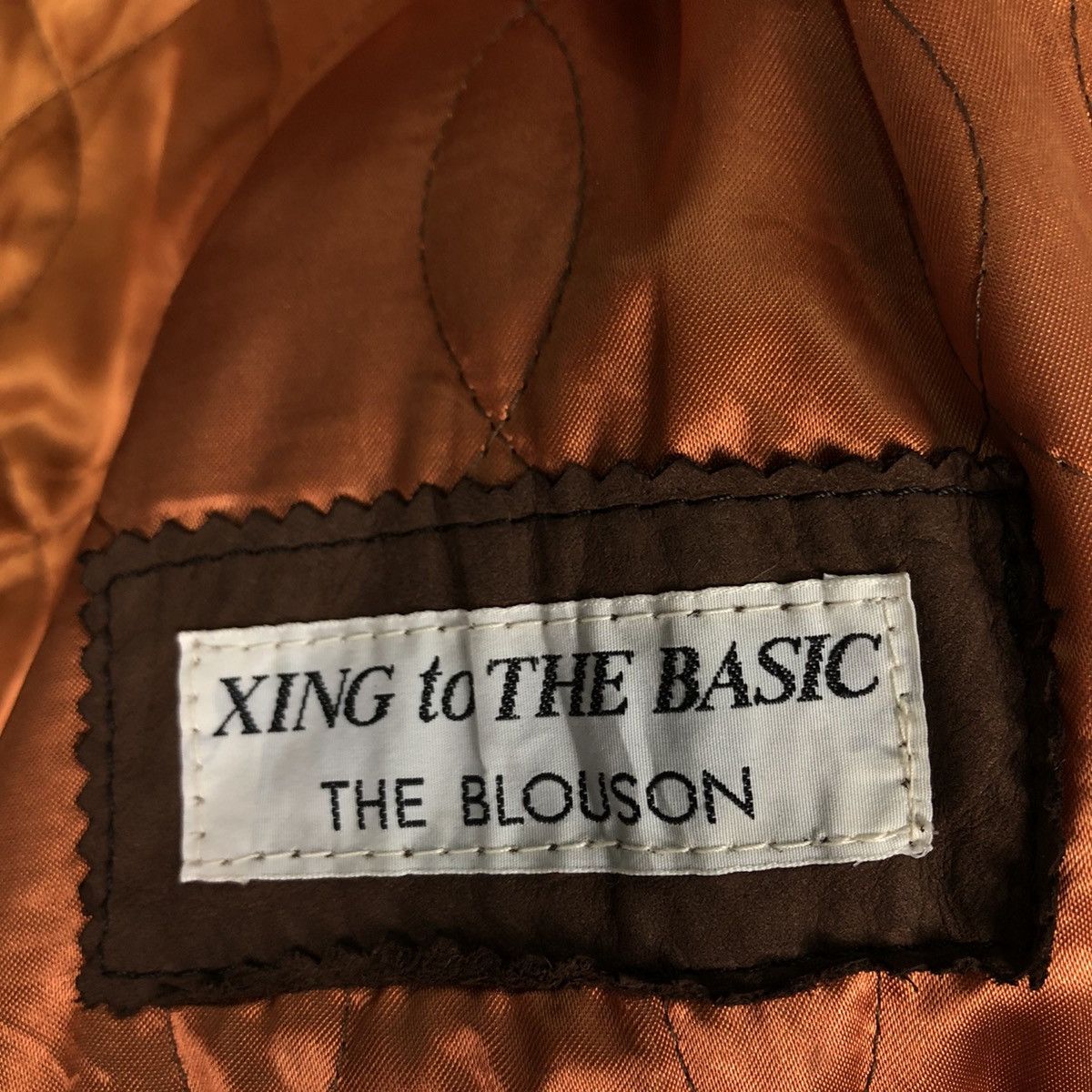 Japanese Brand 📌Mink Fur Collar Leather Jacket Xing The Basic Issey Miyake Size US M / EU 48-50 / 2 - 20 Thumbnail