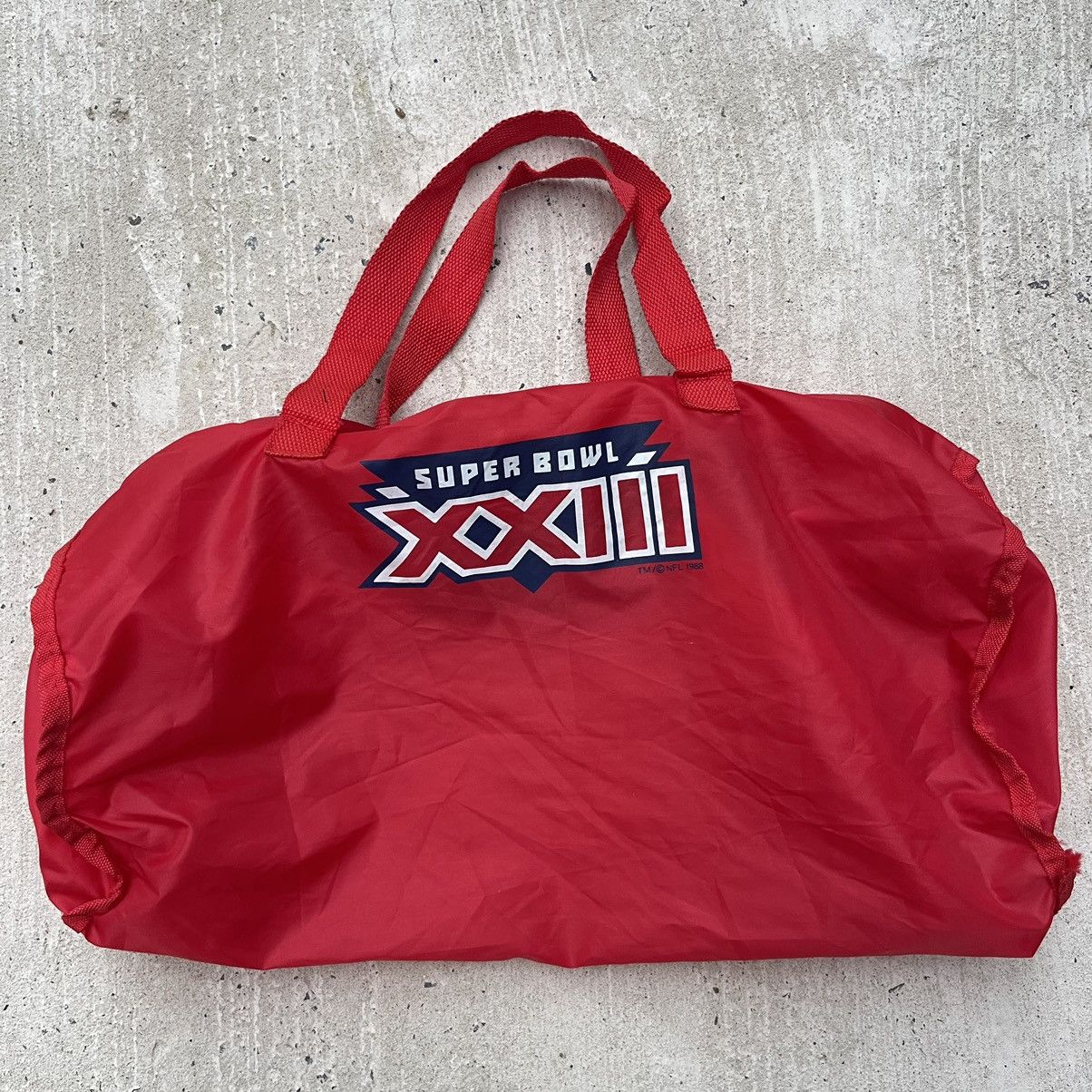 Vintage 1988 SUPER BOWL XXIII Duffle Bag