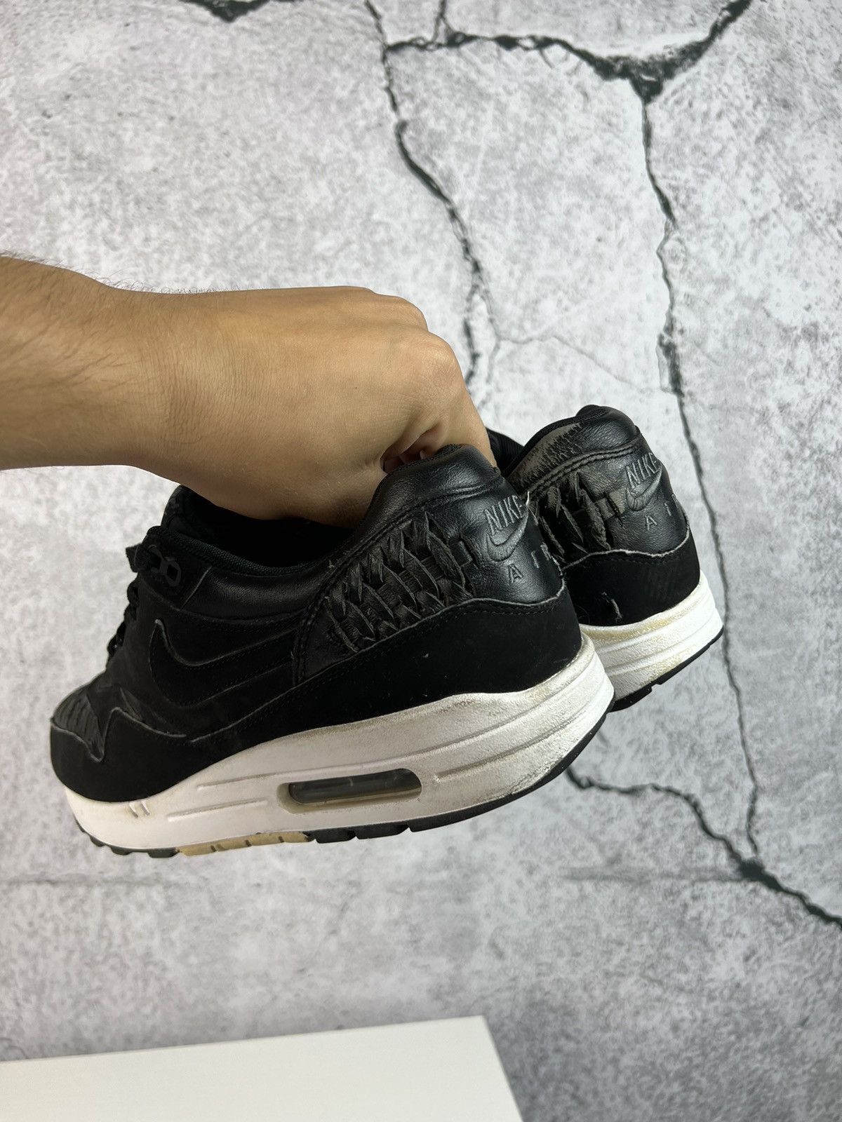 Nike Nike Air Max 1 Woven 'White Black' mans Sneakers Size 10 Size US 10 / EU 43 - 3 Thumbnail
