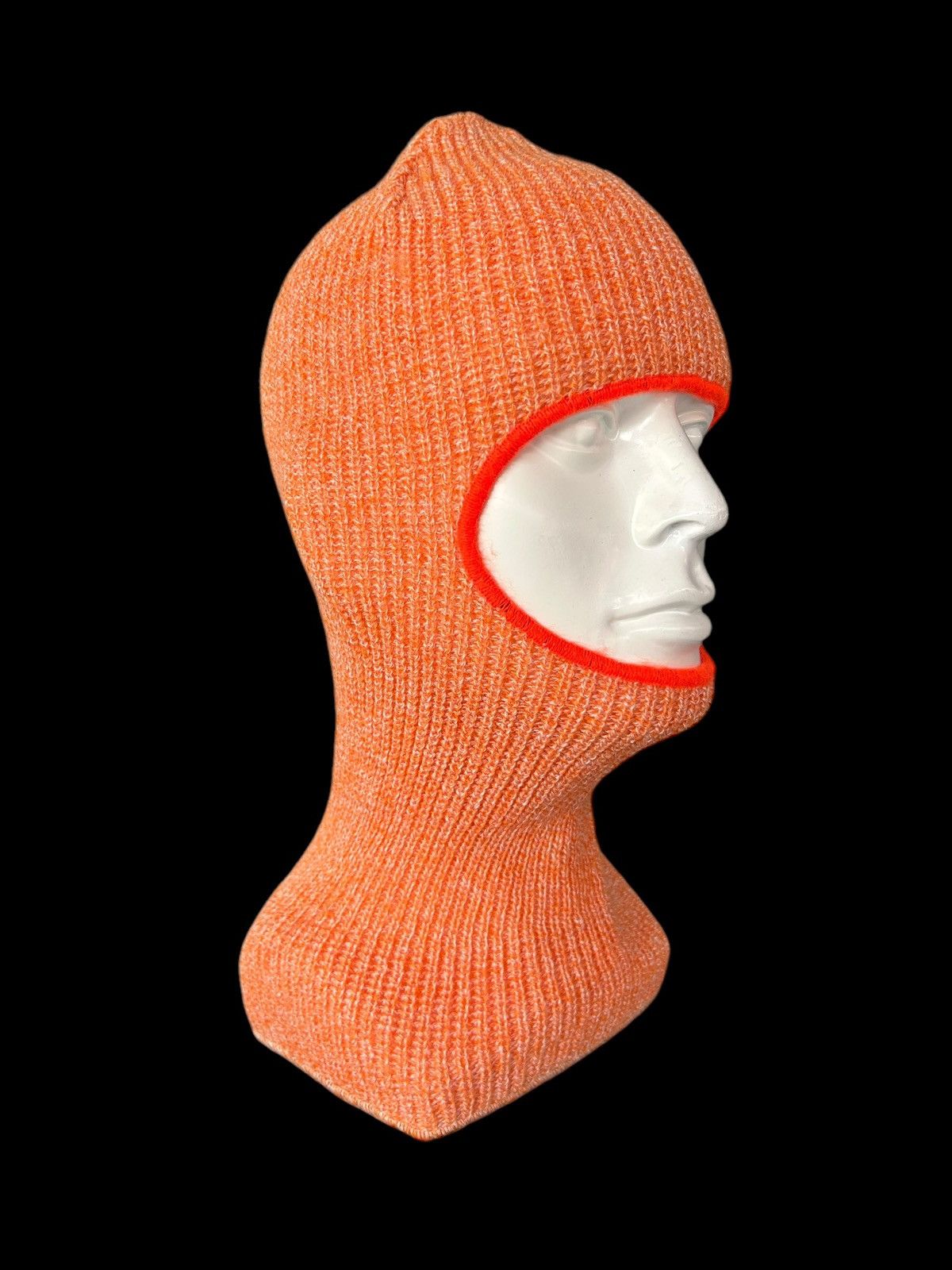 Japanese Brand × Kapital × Vintage Balaclava Masked Japanese Brand knitt Orange Rare🎌☠️ Size ONE SIZE - 4 Thumbnail
