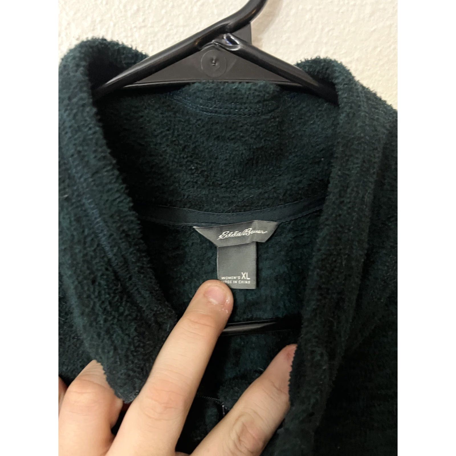 Eddie Bauer Eddie Bauer Jacket Women’s XL Teal Zip Up Fleece 1/4 Zip Casual Lightweight Solid Long Sleeve Polyester Bl? Size XL / US 12-14 / IT 48-50 - 2 Thumbnail