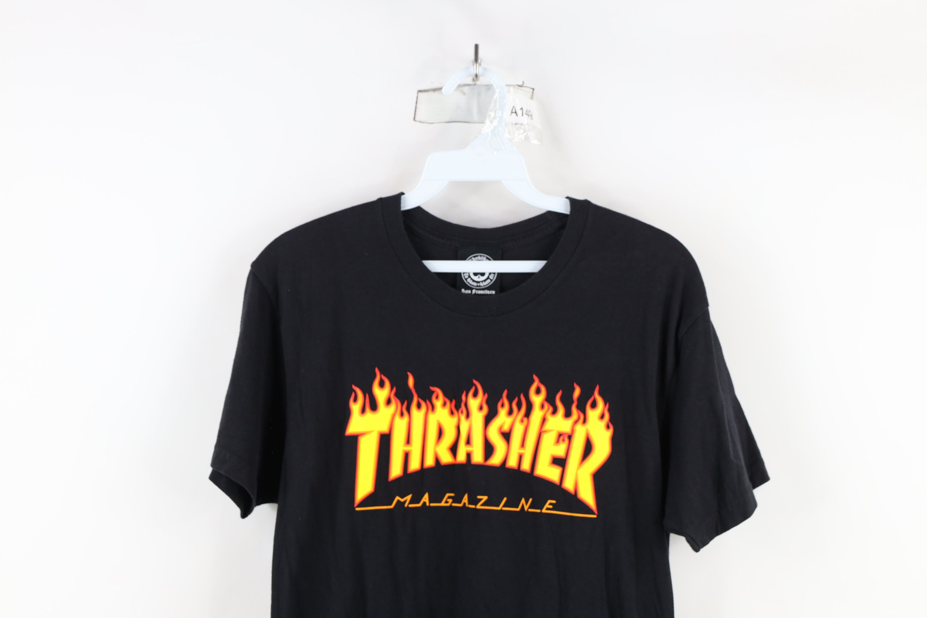 Vintage Vintage Y2K Thrasher Magazine Fire Flames Skateboard T-Shirt Size US S / EU 44-46 / 1 - 2 Thumbnail