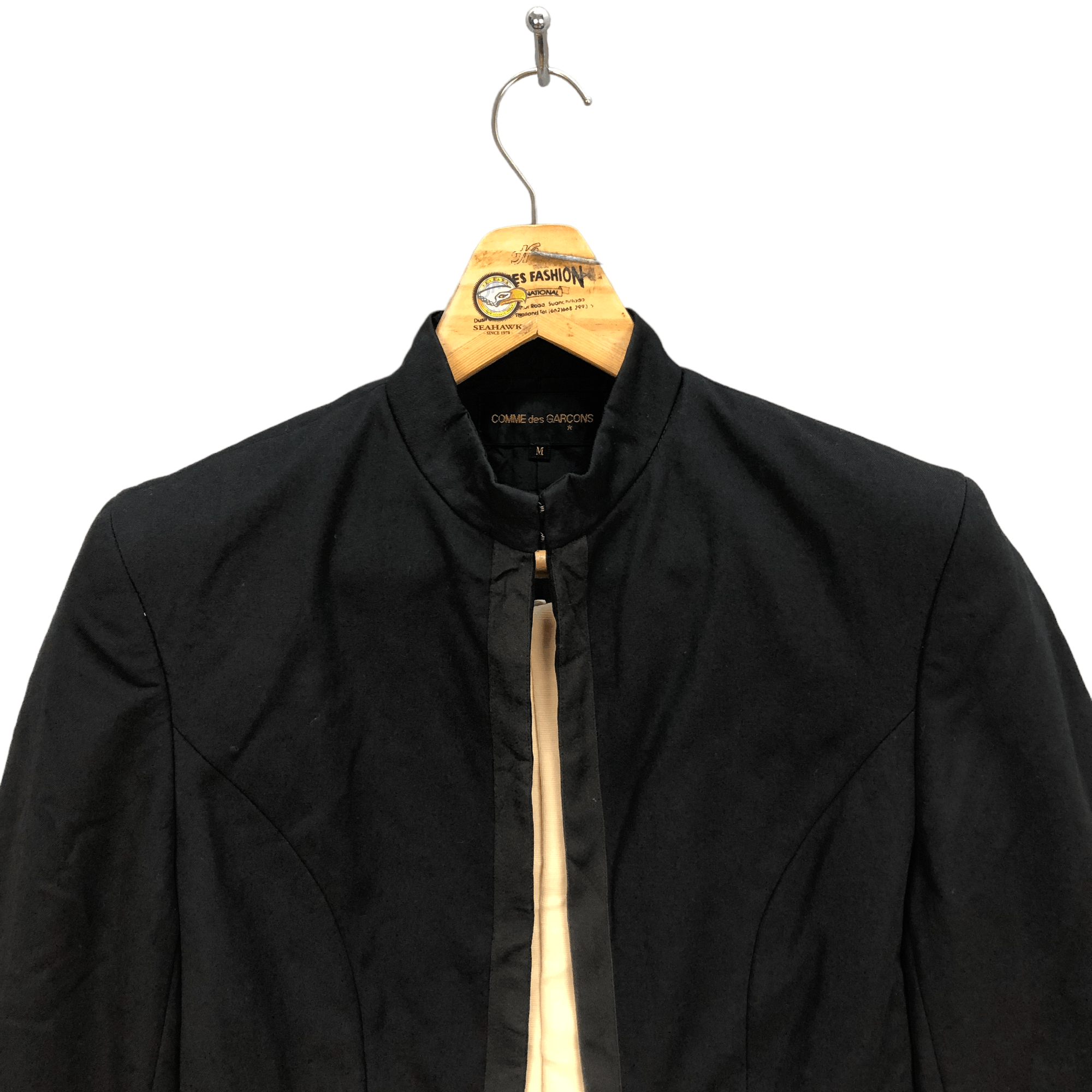 Comme des Garcons RARE💥CDG AD1989 Double Layered Crop Jacket #5197-179 Size M / US 6-8 / IT 42-44 - 2 Thumbnail