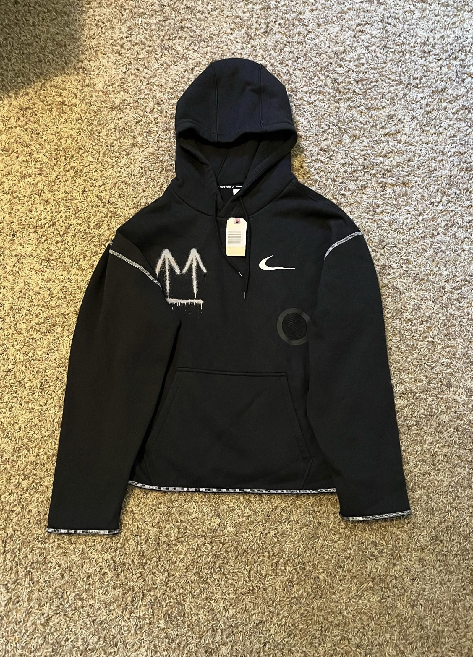 Off white nike black hoodie best sale