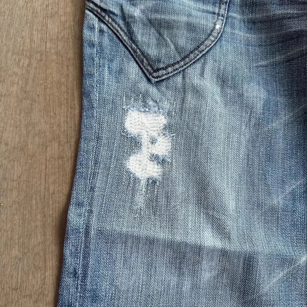 HIDEAWAYS GRAILS FLARE/BOOTCUT🔥HIDEAWAYS NICOLE JEAN DISTRESSED DENIM Size US 31 - 6 Thumbnail