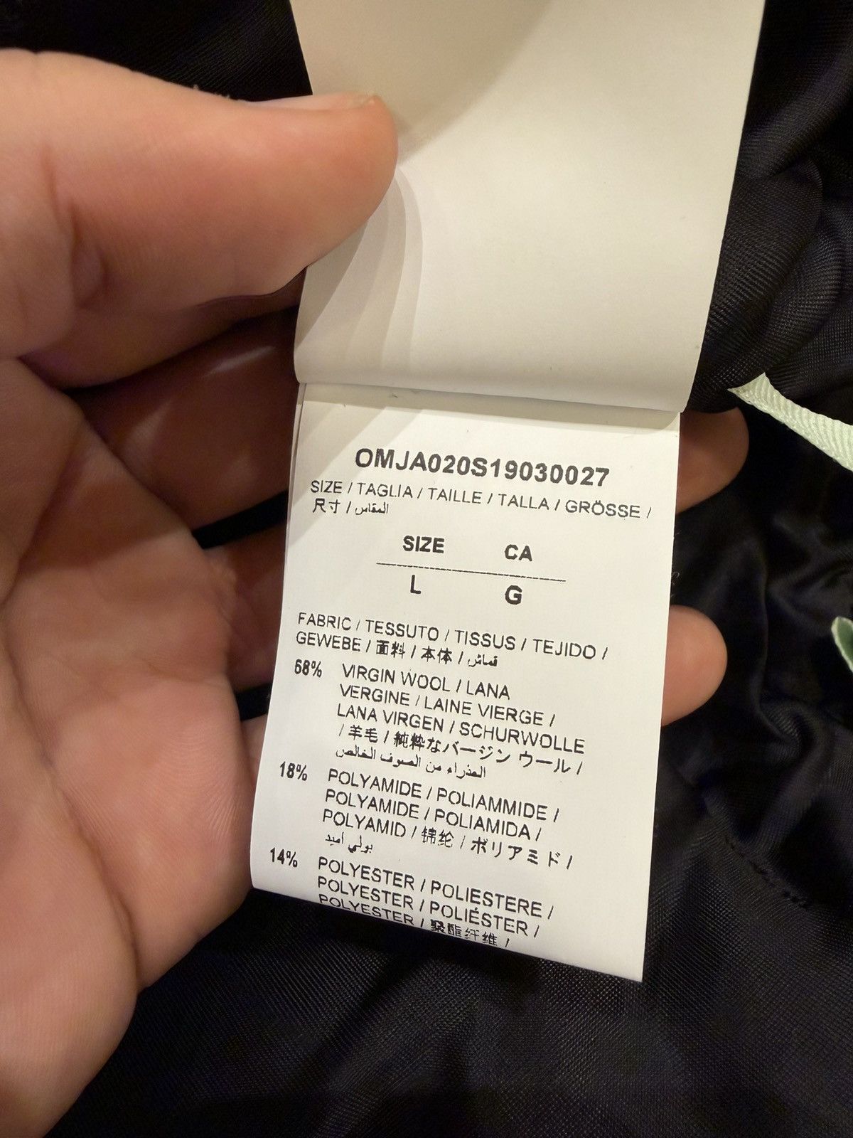 Off-White Off-White ‘23 Eagle Varsity Jacket - Black Red Size US L / EU 52-54 / 3 - 4 Thumbnail
