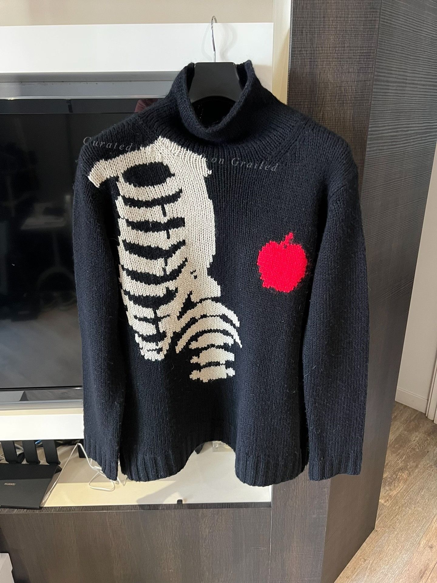 Yohji Yamamoto Yohji Yamamoto 11aw Apple Skeleton Sweater Size US M / EU 48-50 / 2 - 1 Thumbnail