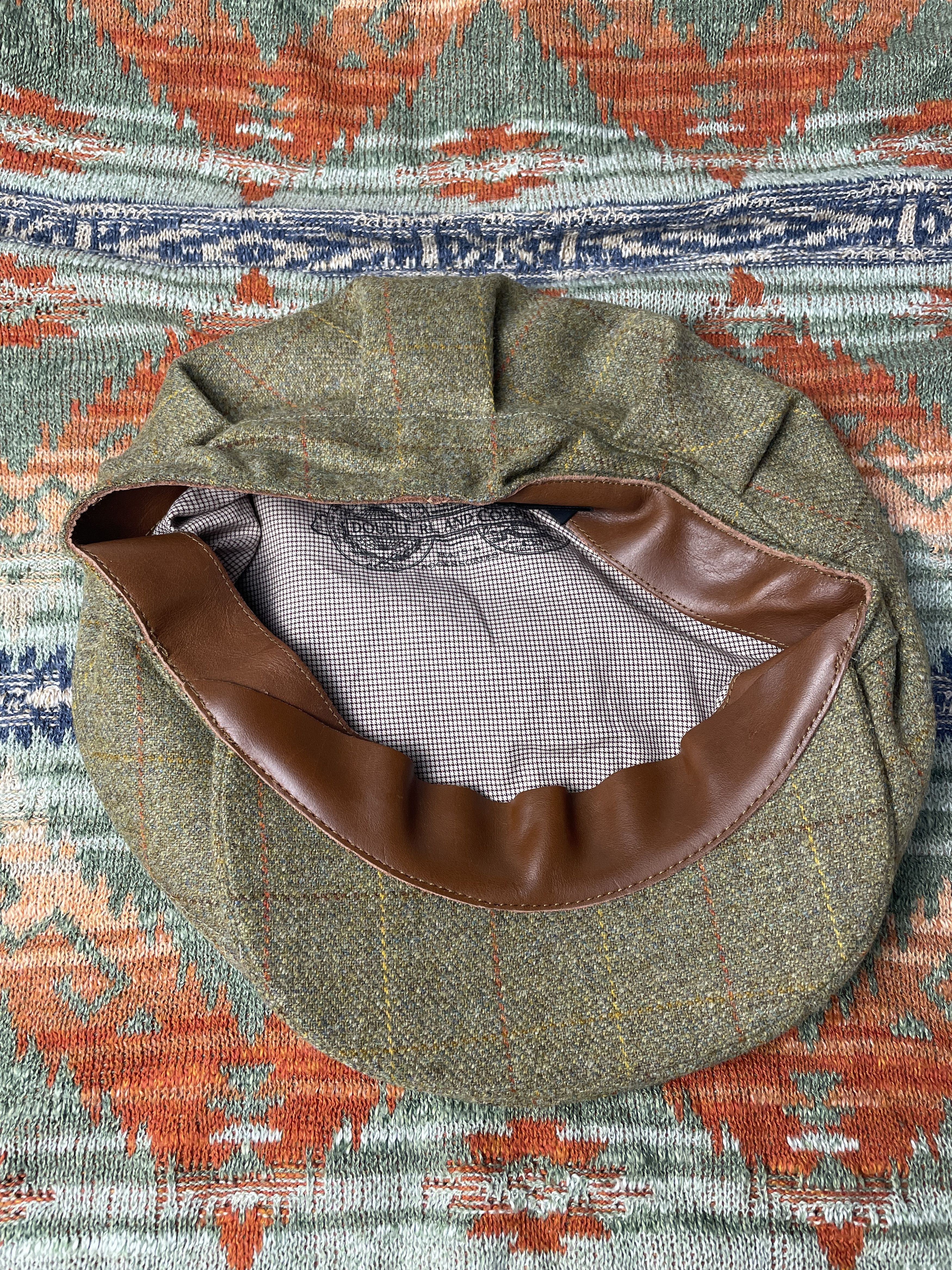 RRL Ralph Lauren RRL Ralph Lauren Wool Tweed Flat Cap Beret Hat Peaked Cap Size ONE SIZE - 1 Thumbnail