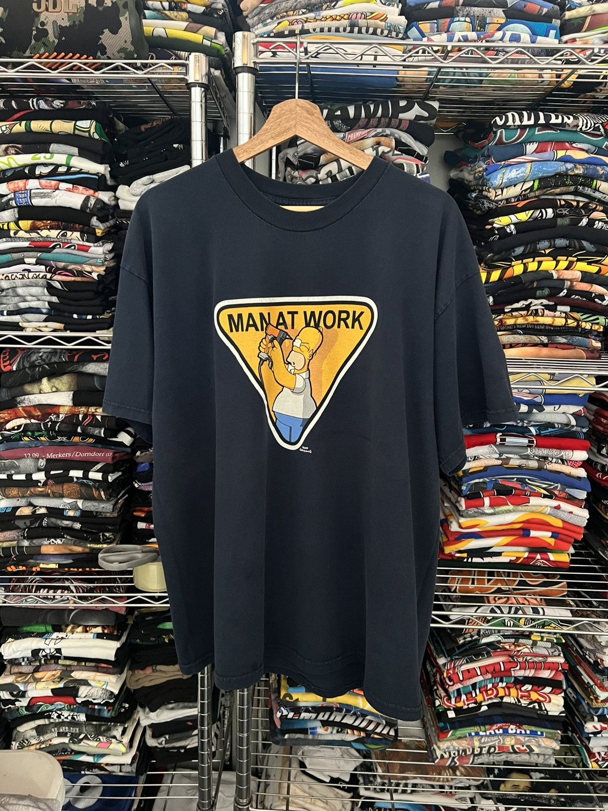 The Simpsons 2007 Homer Man At Work Promo Tee Size US XL / EU 56 / 4 - 3 Thumbnail