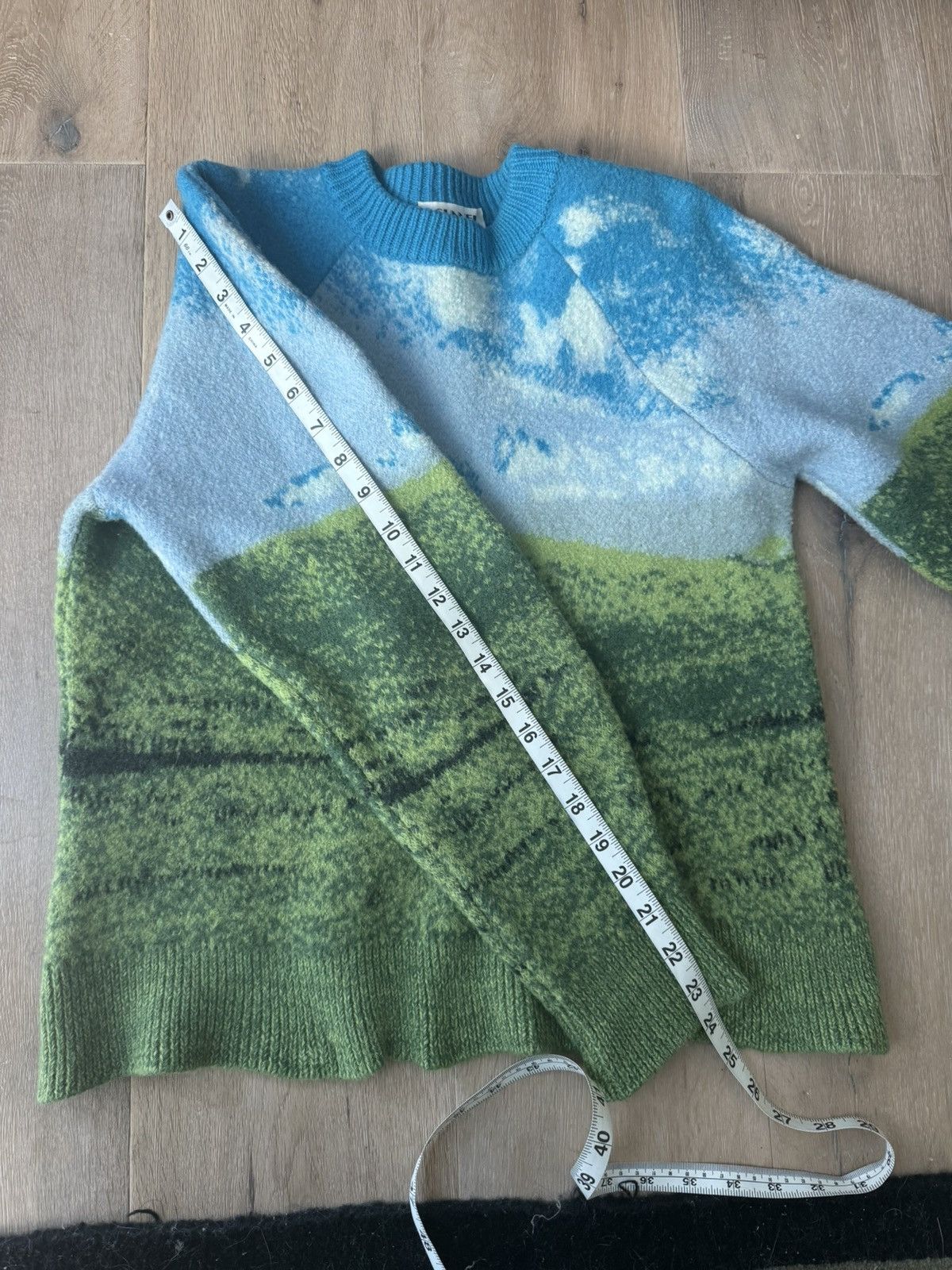 Sunnei Sunnei “Bliss” RARE Windows XP felted wool sweater Size US S / EU 44-46 / 1 - 7 Thumbnail