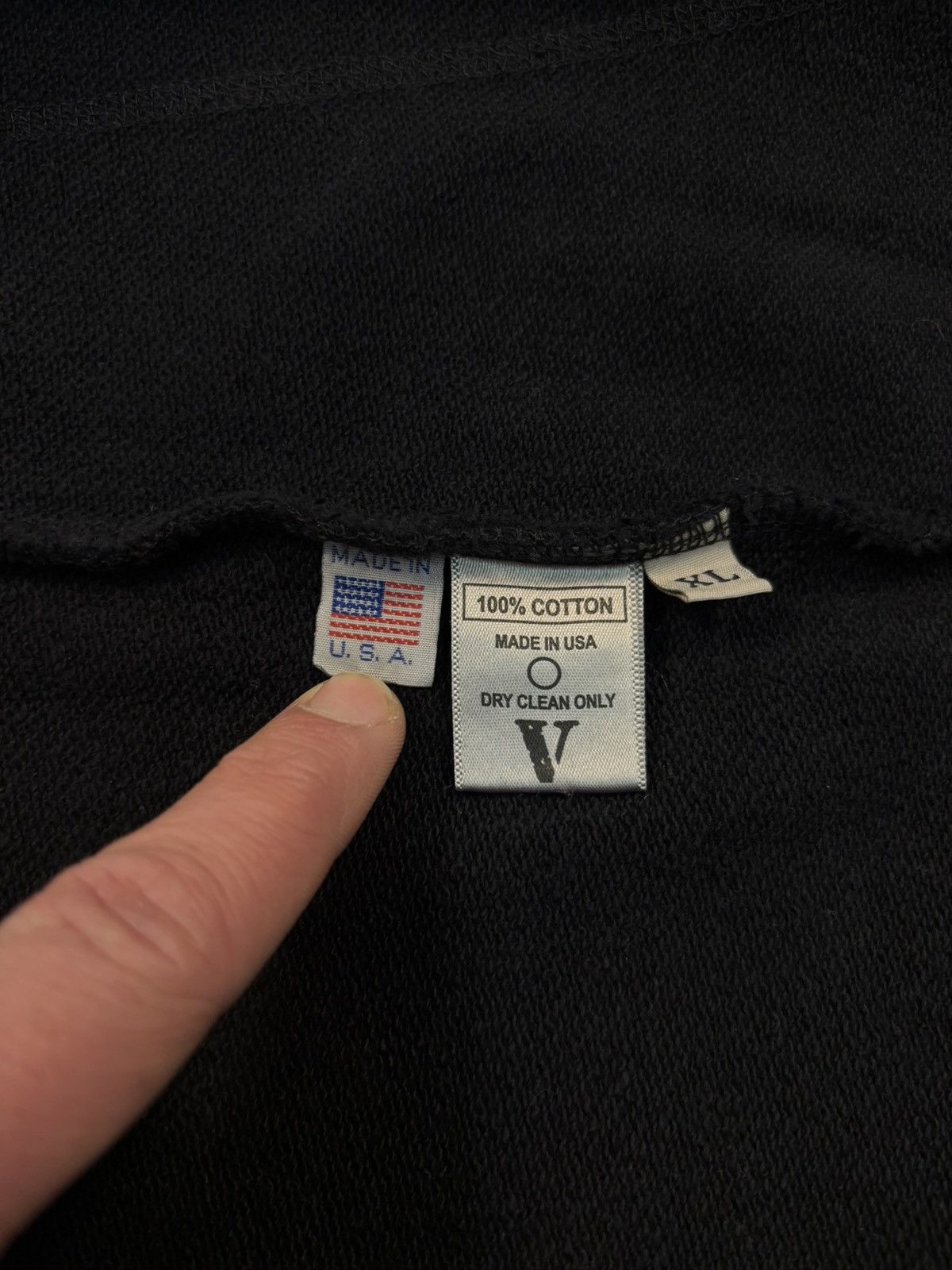 Vlone Vlone Friends Rhinstone Hoodie, Black Size US XL / EU 56 / 4 - 8 Thumbnail