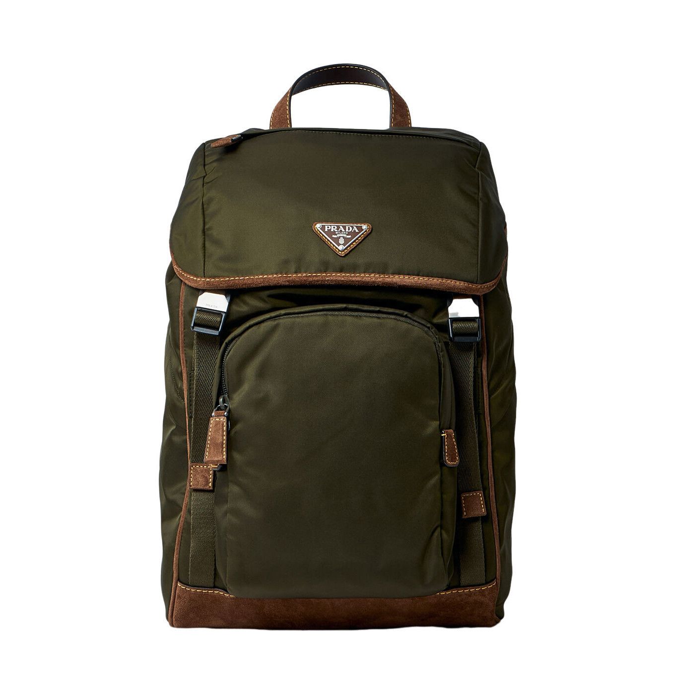 Prada PRADA Green Re-Nylon Backpack New And Authentic Size ONE SIZE - 1 Thumbnail