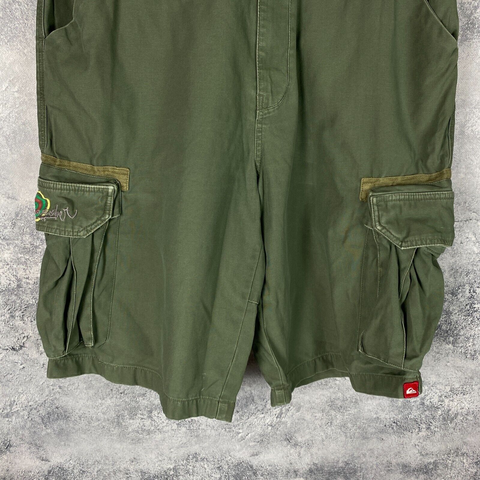 Quiksilver Quiksilver Cargo Shorts Men's Size 32 Green ` Size US 32 / EU 48 - 3 Thumbnail