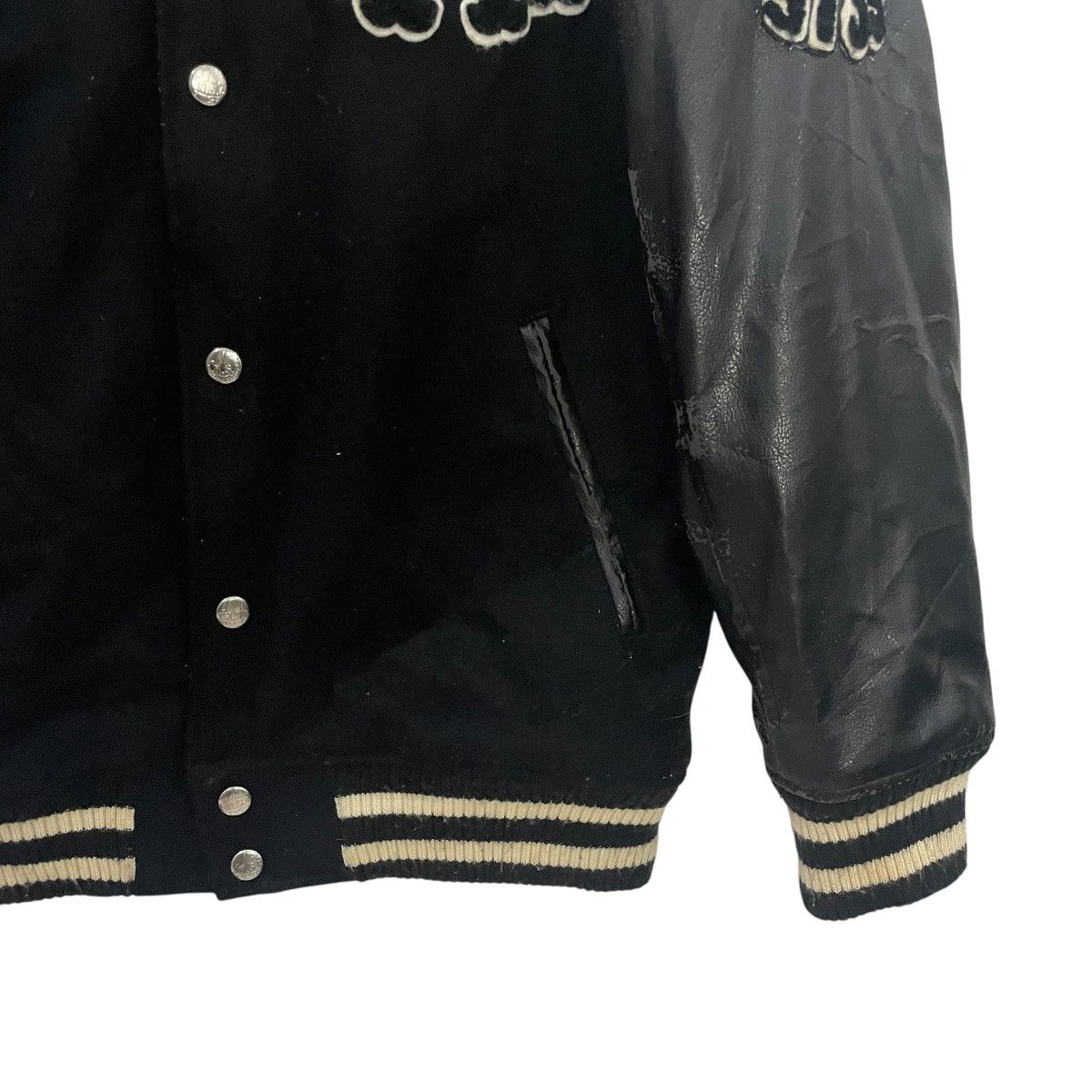 Alphanumeric Vintage Alphanumeric Spellout Big Logo Varsity Jacket Size US L / EU 52-54 / 3 - 4 Thumbnail