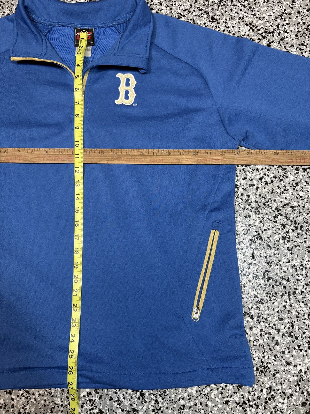 NCAA Vintage Genuine Stuff UCLA College 1/4 Zip Jacket Sz. L 0650 Size US L / EU 52-54 / 3 - 6 Thumbnail