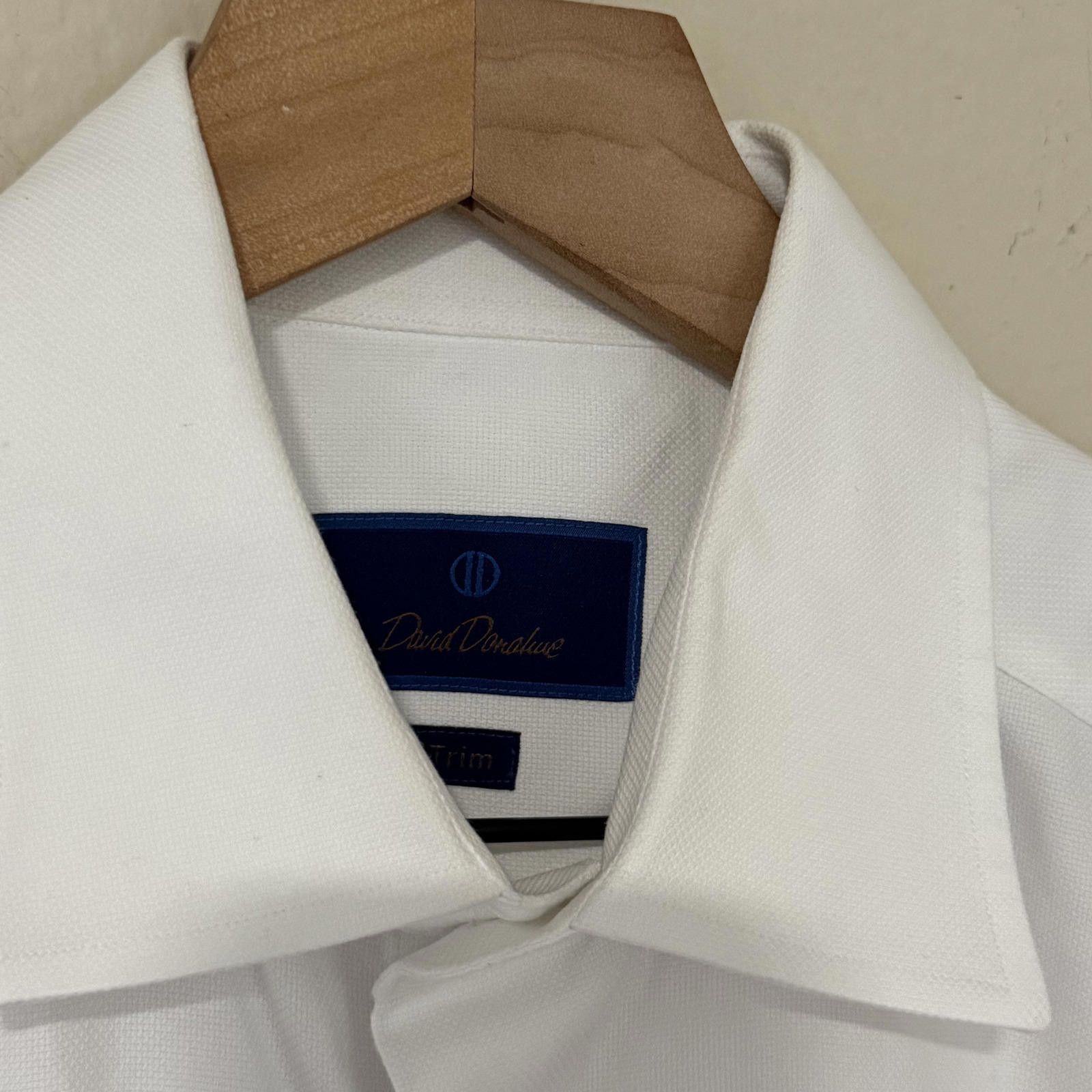 David Donahue David Donahue Shirt Men's 16 1/2 White Size US M / EU 48-50 / 2 - 3 Thumbnail