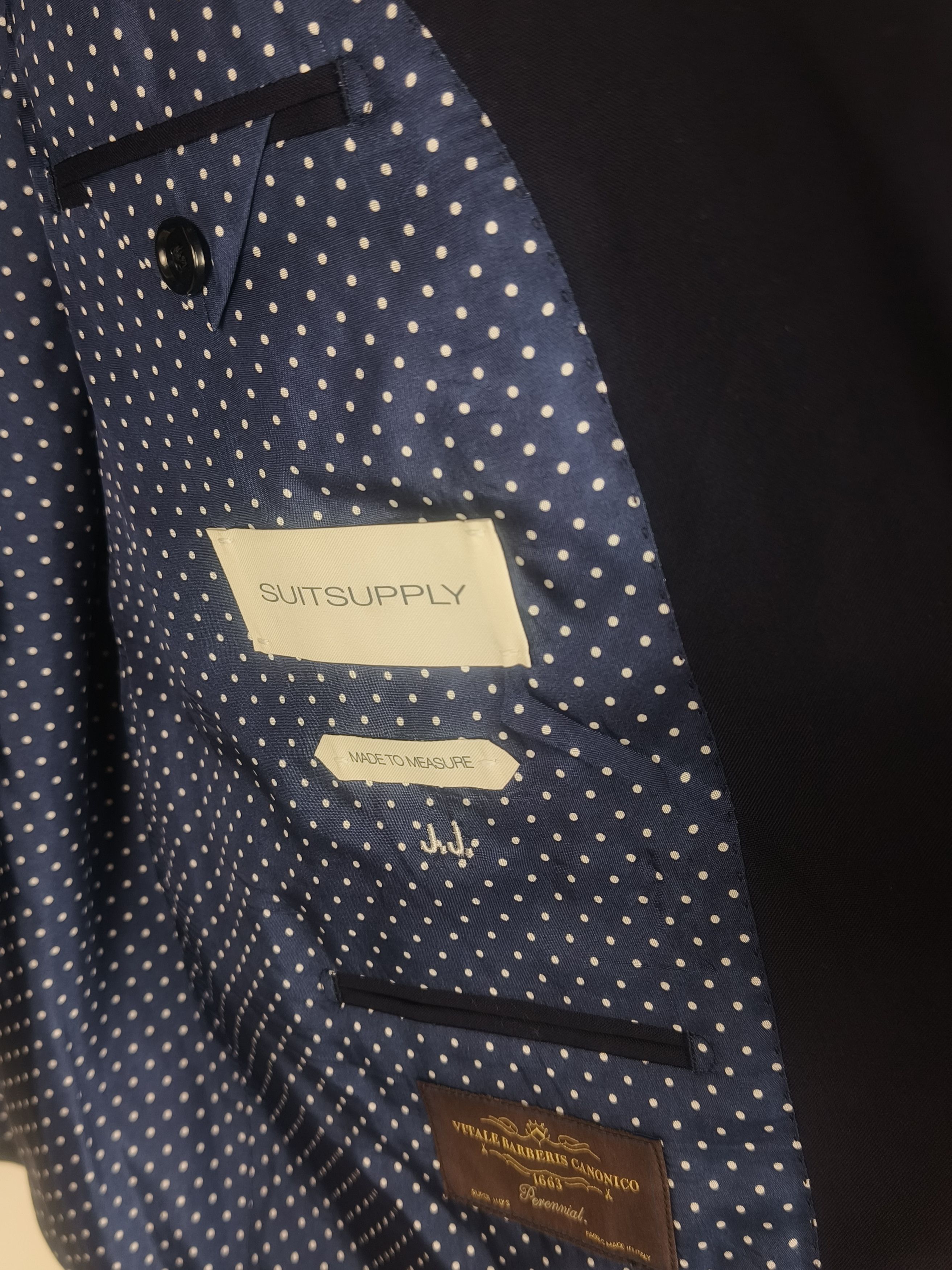 Suitsupply Suitsupply Vitale Barberis Canonico Made to Measure Blazer Size 38R - 6 Thumbnail