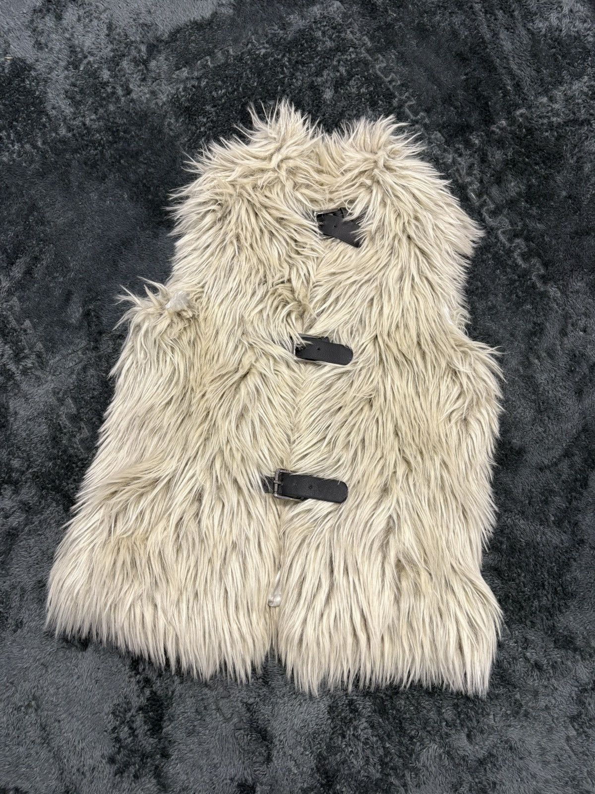 Hysteric Glamour 00s Y2K If Six Was Nine Type Full Faux Fur Buckle Size L / US 10 / IT 46 - 1 Thumbnail