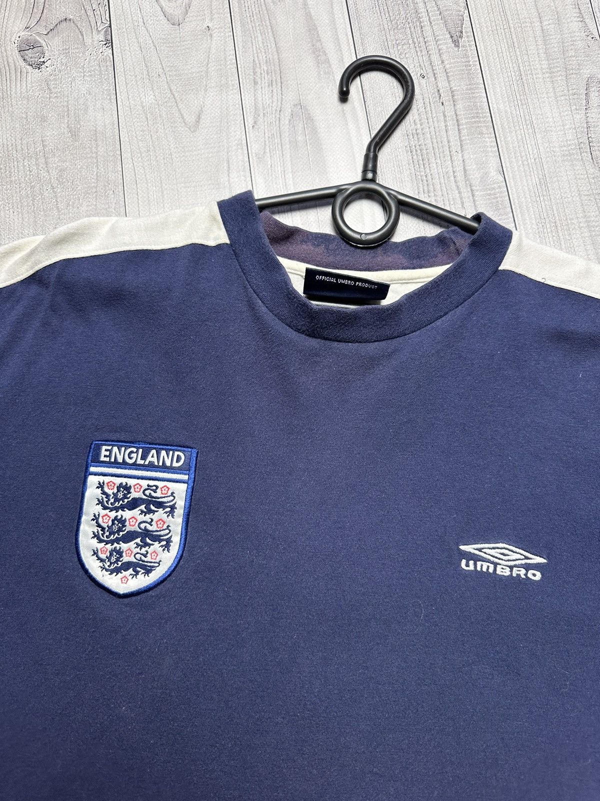 Umbro × Vintage Vintage Umbro England Carlsberg soccer tee size XL Size US XL / EU 56 / 4 - 4 Thumbnail