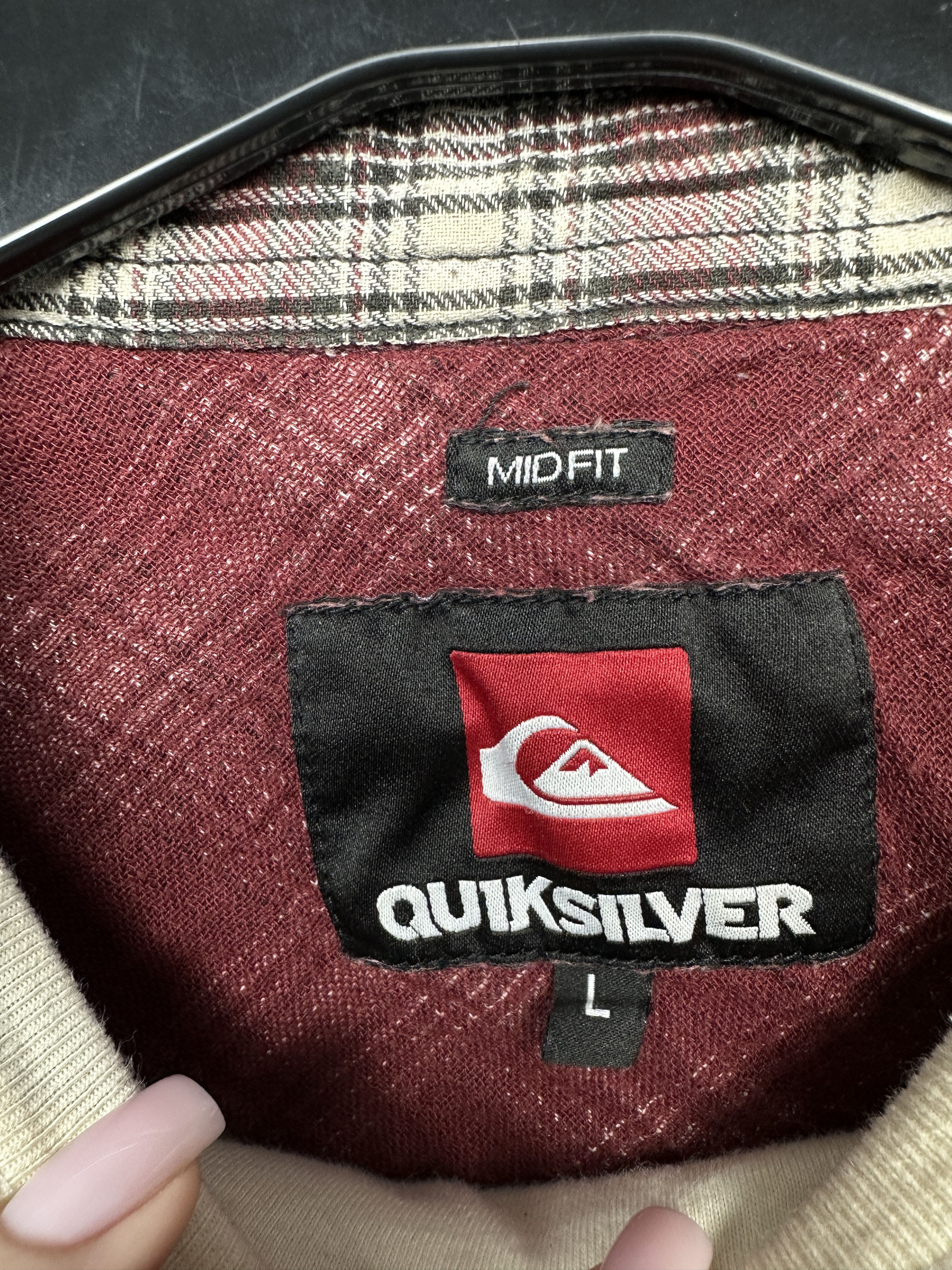 Quiksilver Quiksilver Vintage Flannel Plaid Shirt Surf Style Size US L / EU 52-54 / 3 - 3 Thumbnail