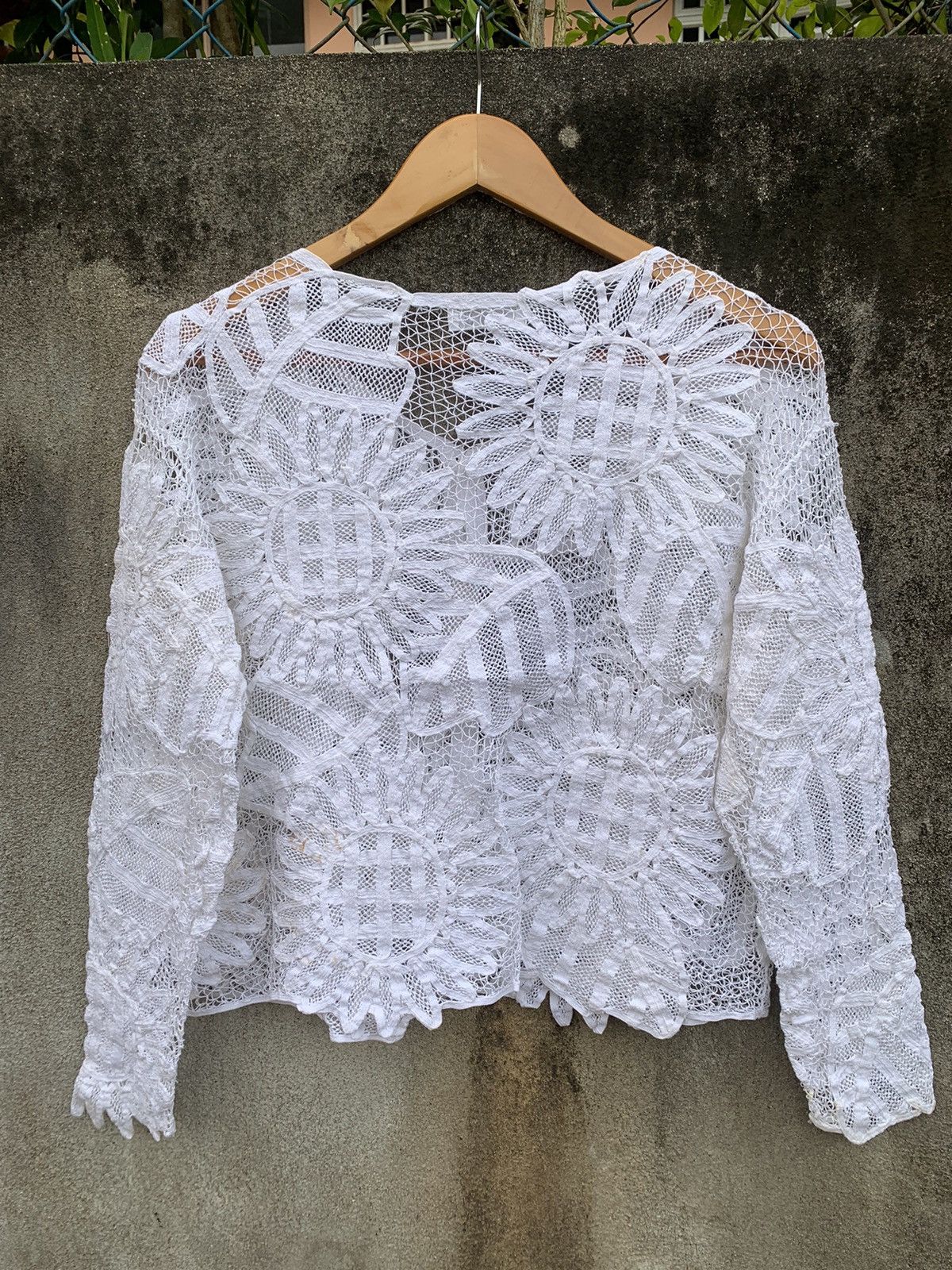 Issey Miyake Vintage I.S Issey Miyaki Floral Knit Size M / US 6-8 / IT 42-44 - 4 Thumbnail