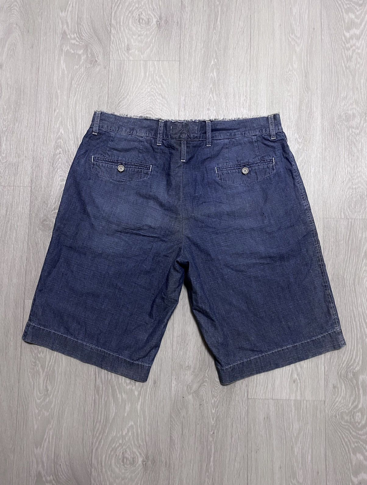 Dolce & Gabbana Dolce & Gabbana Washed Blue Distressed Jeans Shorts Size US 34 / EU 50 - 3 Thumbnail