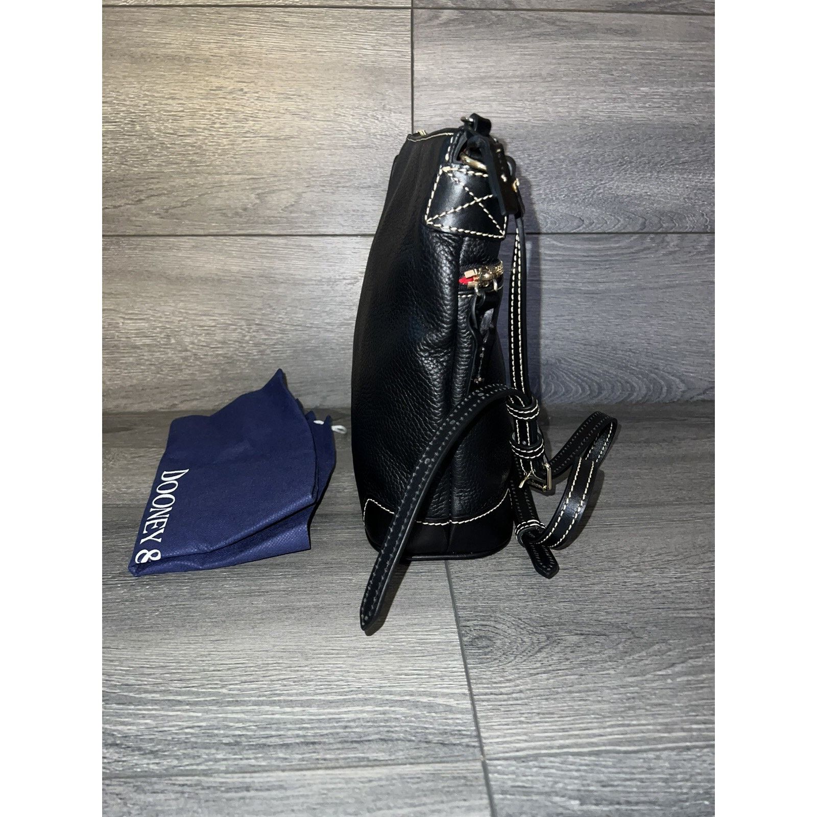 Dooney & Bourke Dooney & Bourke Peeble Leather Crossbody black bag A260501 Size ONE SIZE - 4 Thumbnail