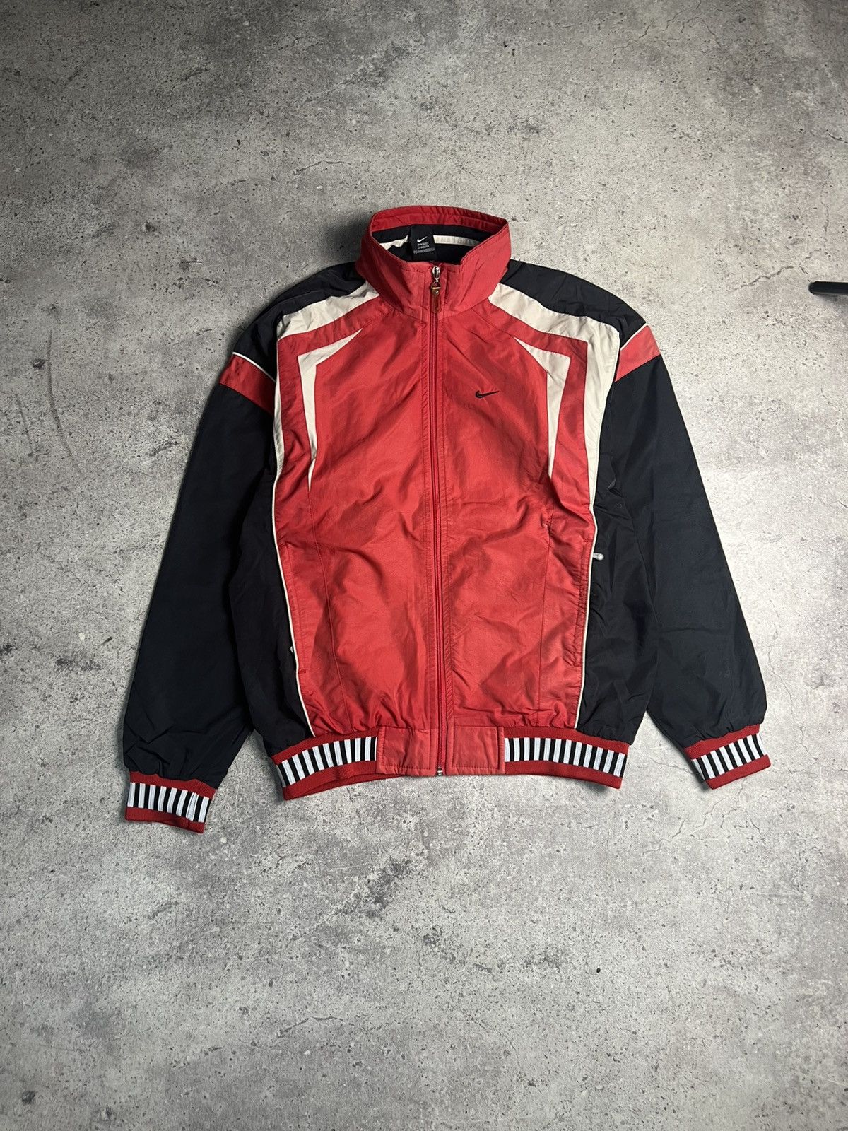 Nike Nike Vintage Track Suit Drill Nylon Mini Swosh Striped Size US S / EU 44-46 / 1 - 3 Thumbnail