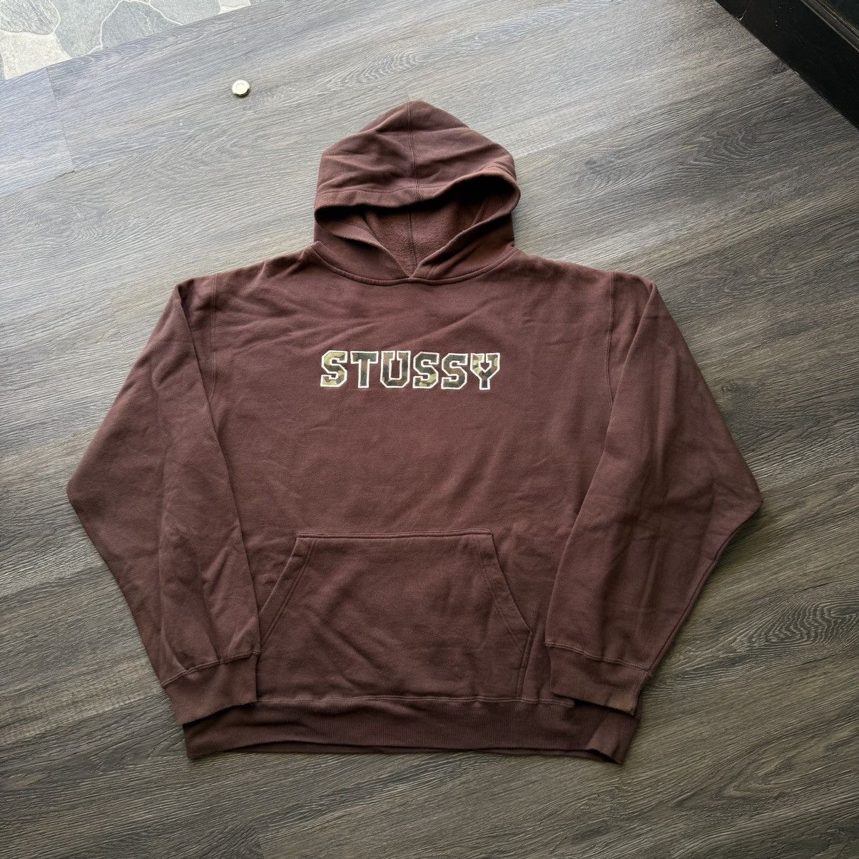 Stussy Stussy Brown Hoodie 90's Size US L / EU 52-54 / 3 - 1 Thumbnail