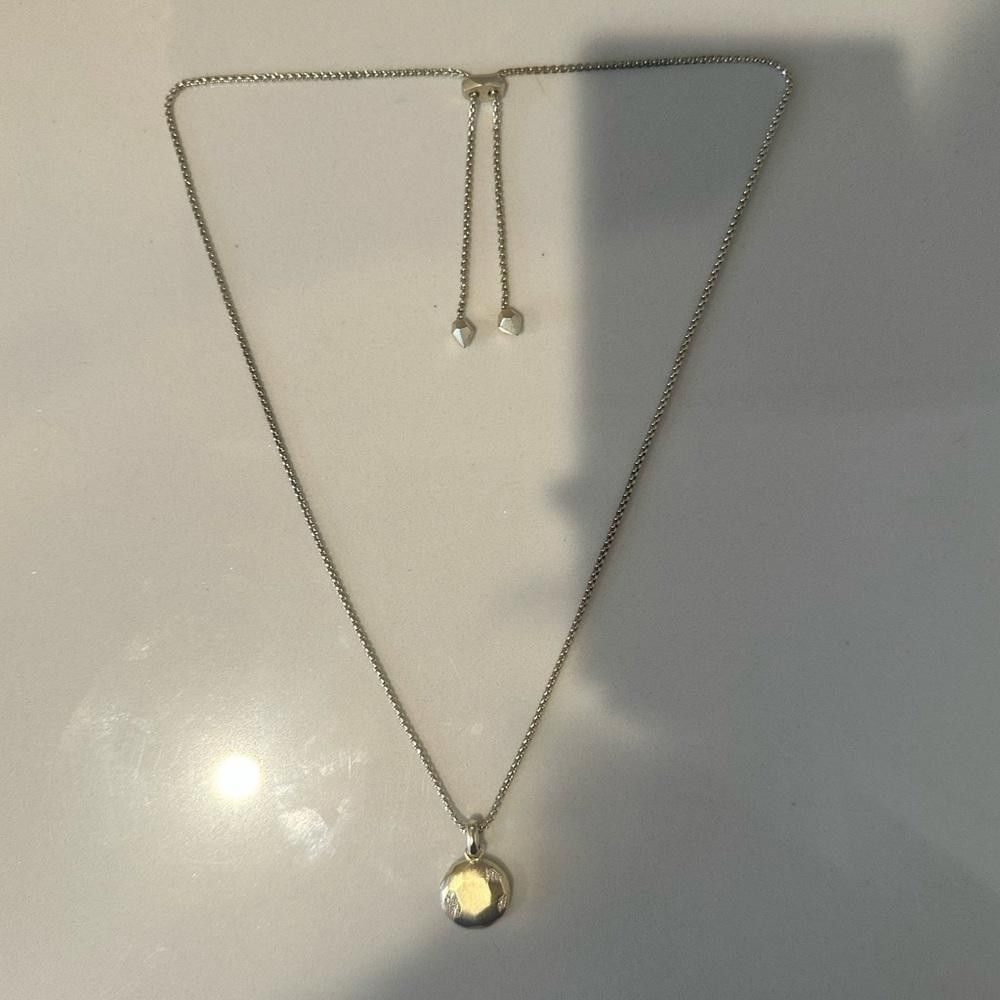 Kendra Scott Kendra Scott Gold Pave Locket Charm Chain Necklace Size ONE SIZE - 5 Thumbnail