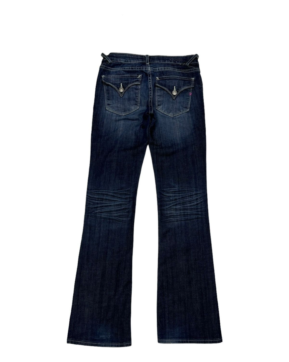 If Six Was Nine Flare Jeans Blue Denim Vigoss Brand Bootcut Flared Denim Size 28" / US 6 / IT 42 - 8 Thumbnail