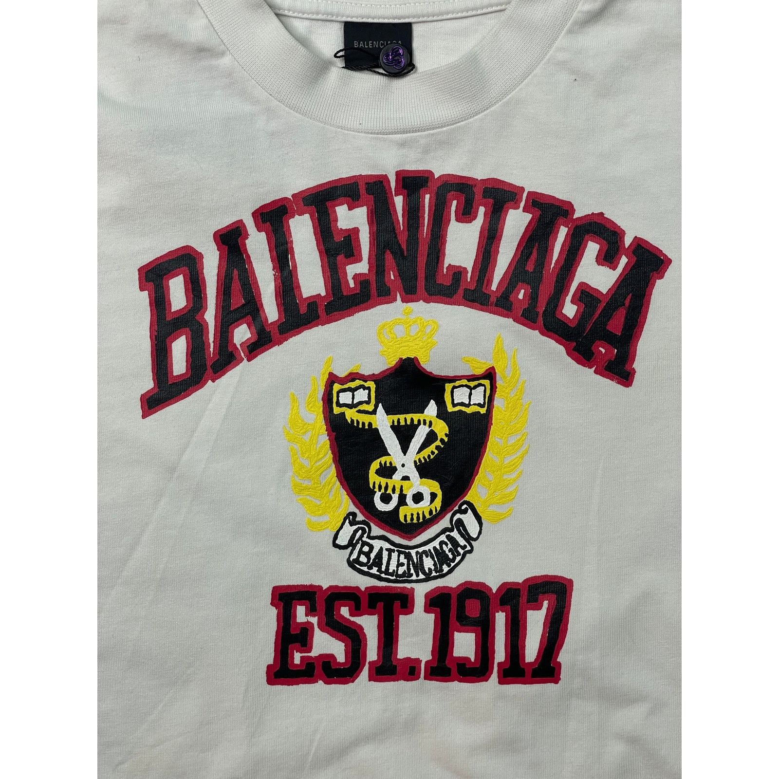 Balenciaga Balenciaga 'Kids Logo' Tee Size L / US 10 / IT 46 - 2 Thumbnail