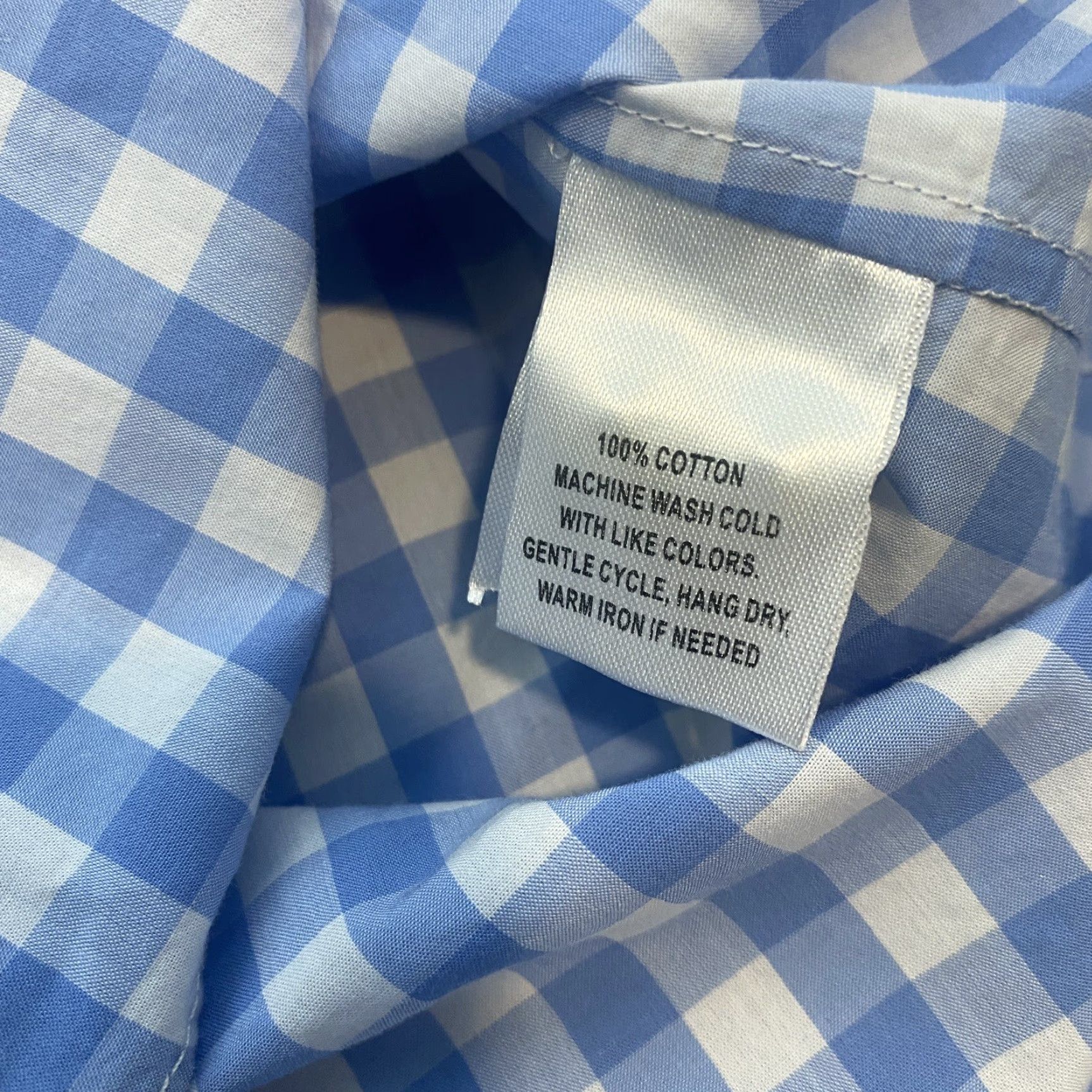 UNTUCKit UNTUCKit Shirt Womens Size 2 Button Up Long Sleeve Blue White Checkered Size XS / US 0-2 / IT 36-38 - 7 Thumbnail