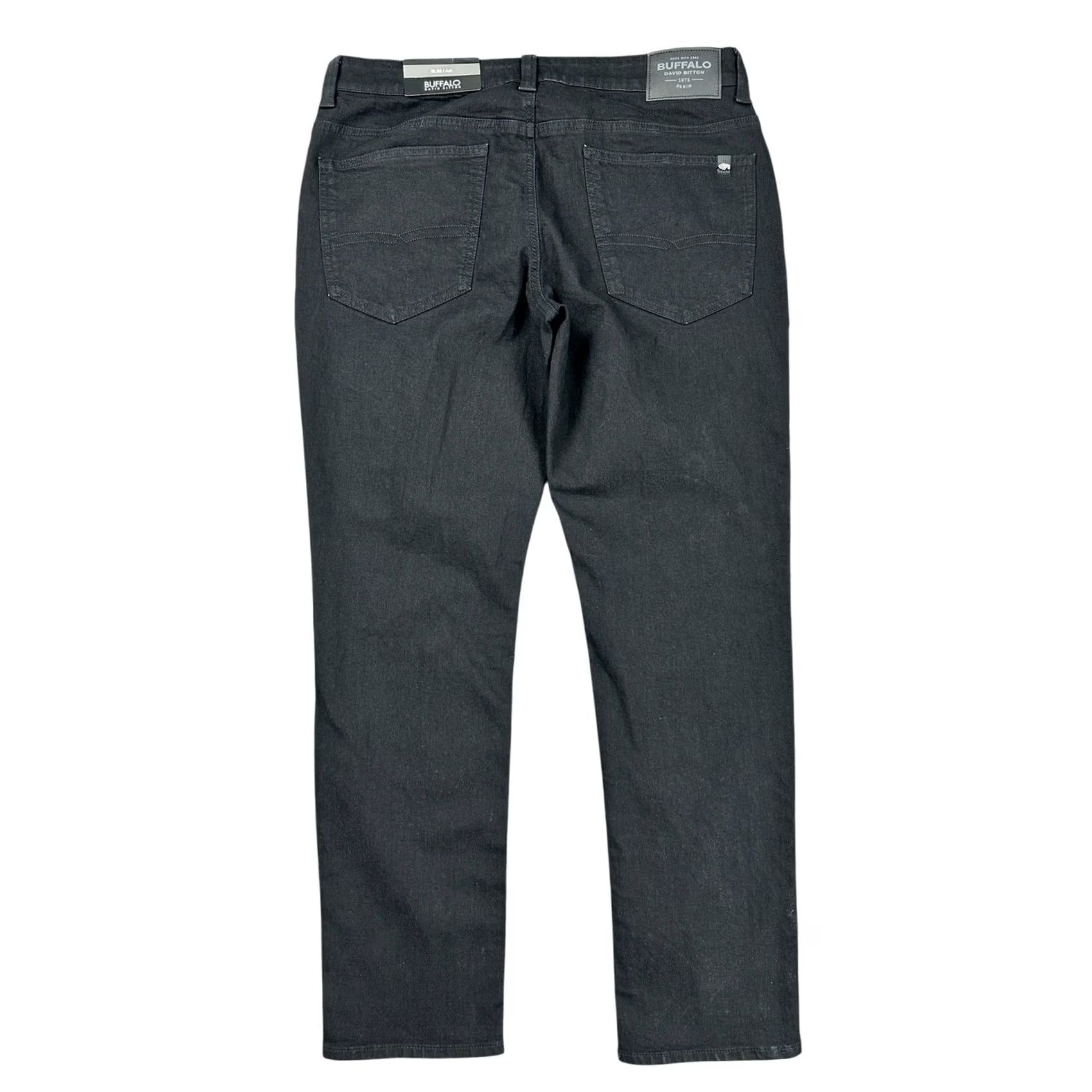 Buffalo David Bitton Buffalo David Bitton Ash Slim Men 34x30 Black Denim Jeans Size US 34 / EU 50 - 2 Thumbnail