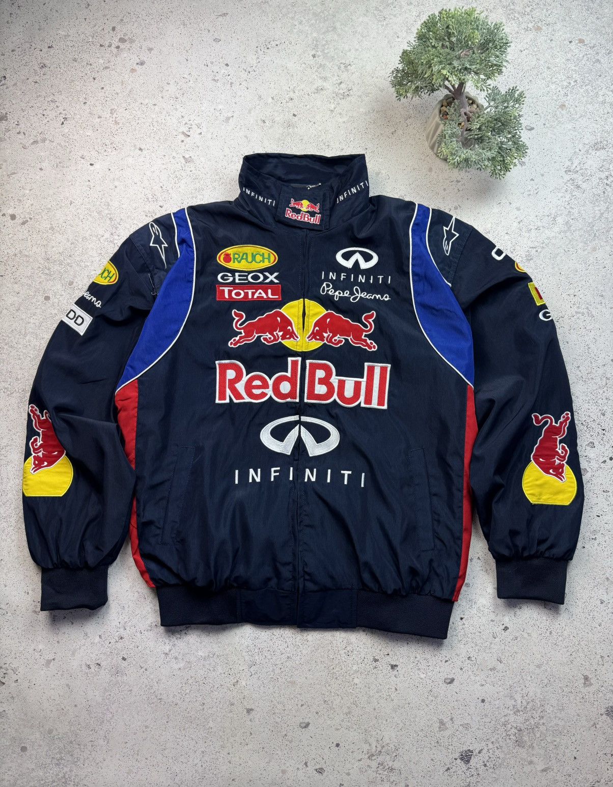 Red Bull × Vintage Infiniti Red Bull Vintage Racing Jacket Og Hype Y2k Rare Size US XL / EU 56 / 4 - 1 Thumbnail