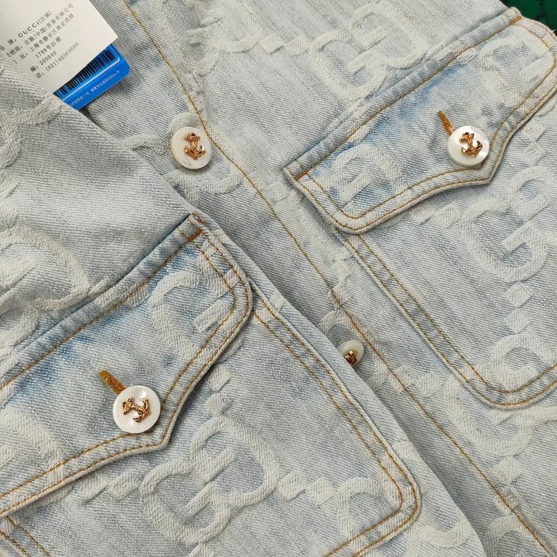 Gucci Gucci Size 38 Denim short sleeves 2503-Nextarrow Size US XS / EU 42 / 0 - 4 Thumbnail